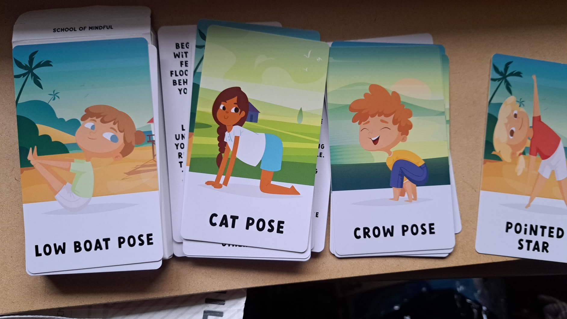 Kids Yoga and Meditation Flashcards, 24 Cards, Mindfulness Activities for Children customer photo 1