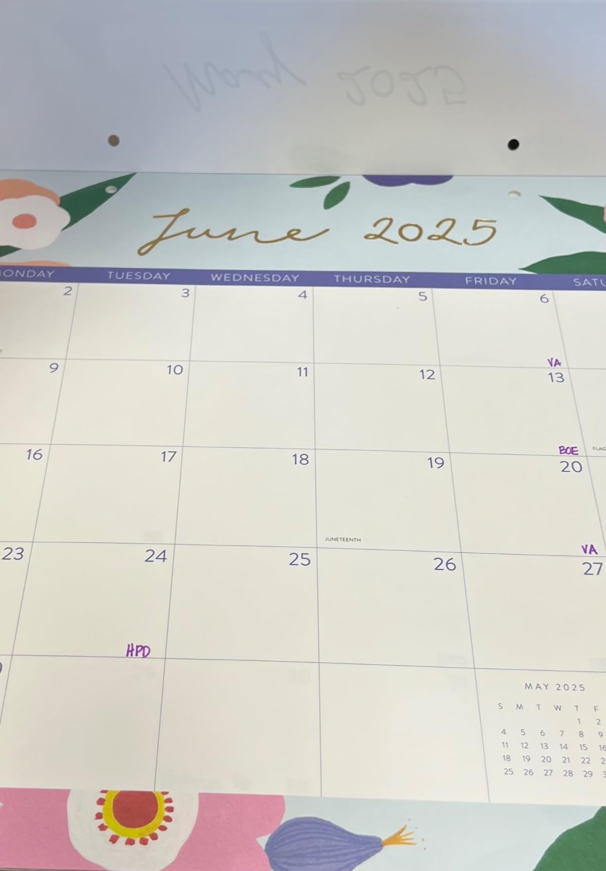Orange Circle Studio Desk Calendar/Academic Planner, Moon Phases Scratch & Reveal, Small Standing Flip Monthly Calendar for Desktop or Office Desk, Aesthetic Home, Work or School Planner customer photo 2