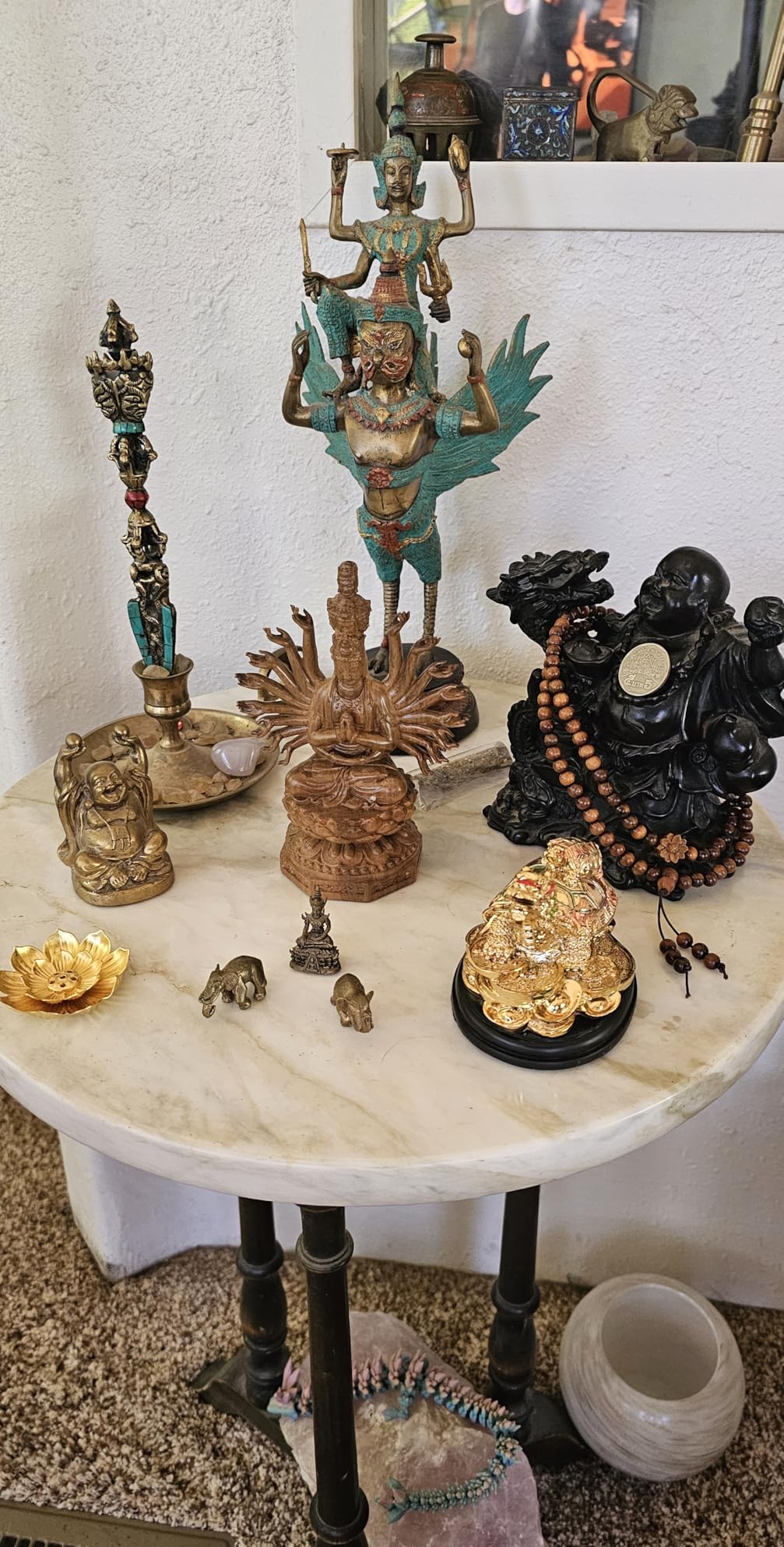 Thousand Hands Guan Yin Buddha Statue - Kuan Yin Quan Yin Sculpture for Feng Shui, Meditation, and Spiritual Decor, Zen Gift for Home & Altar Decoration customer photo 2