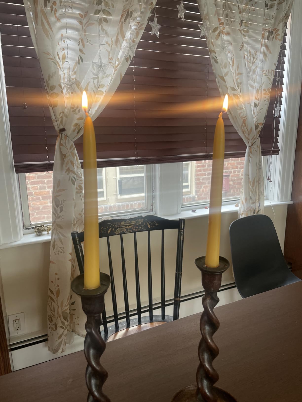 MOSROAD Beeswax Taper Candles 9
