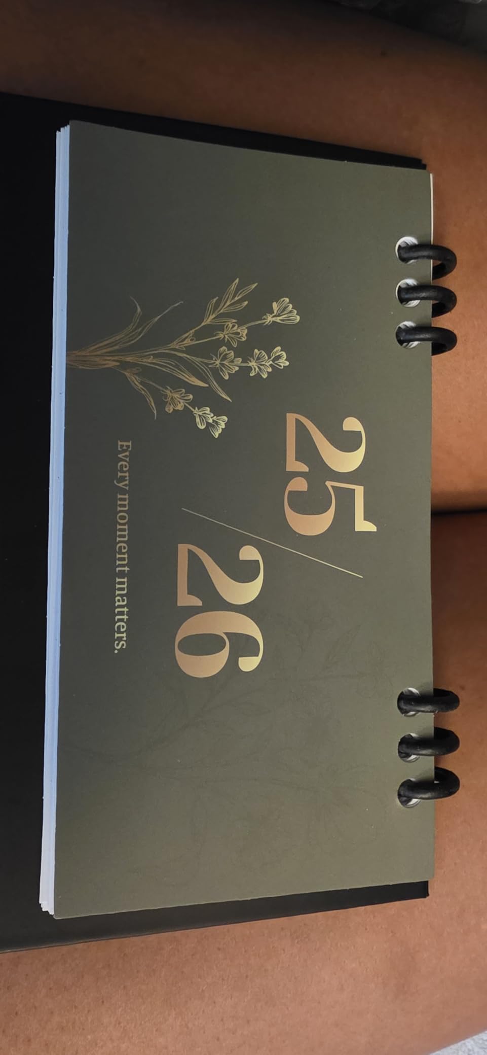 KONVINIT Moon Phase Desk Calendar 2026-2027, 20 Months 2026 Calendar | Small Desk Calendar-3.1