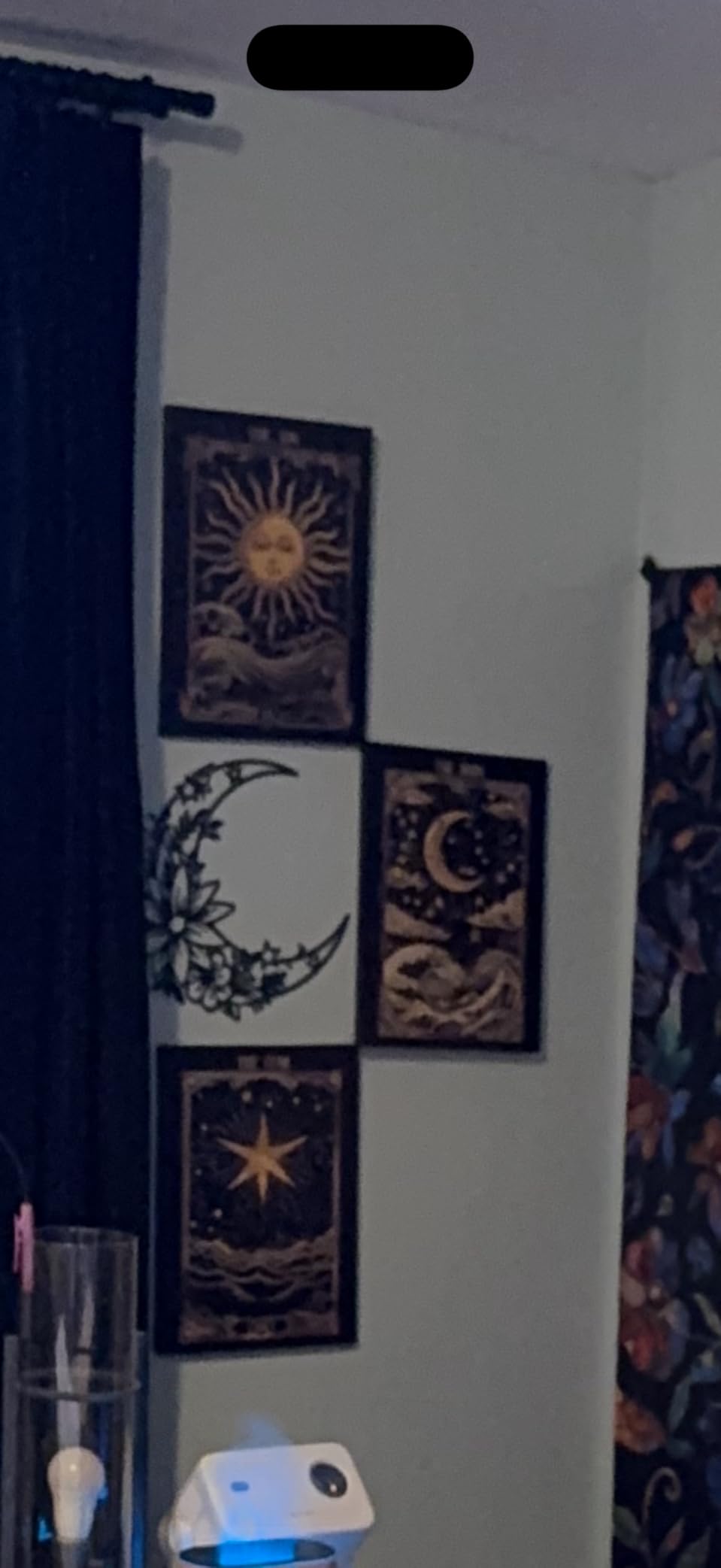 3Pcs Sun And Moon Celestial Canvas Wall Art Tarot Painting Picture Wall Decor astrology Poster Print Artwork for Bed Room Living Room Apartment Bath Room Study room Home Decoration customer photo 1