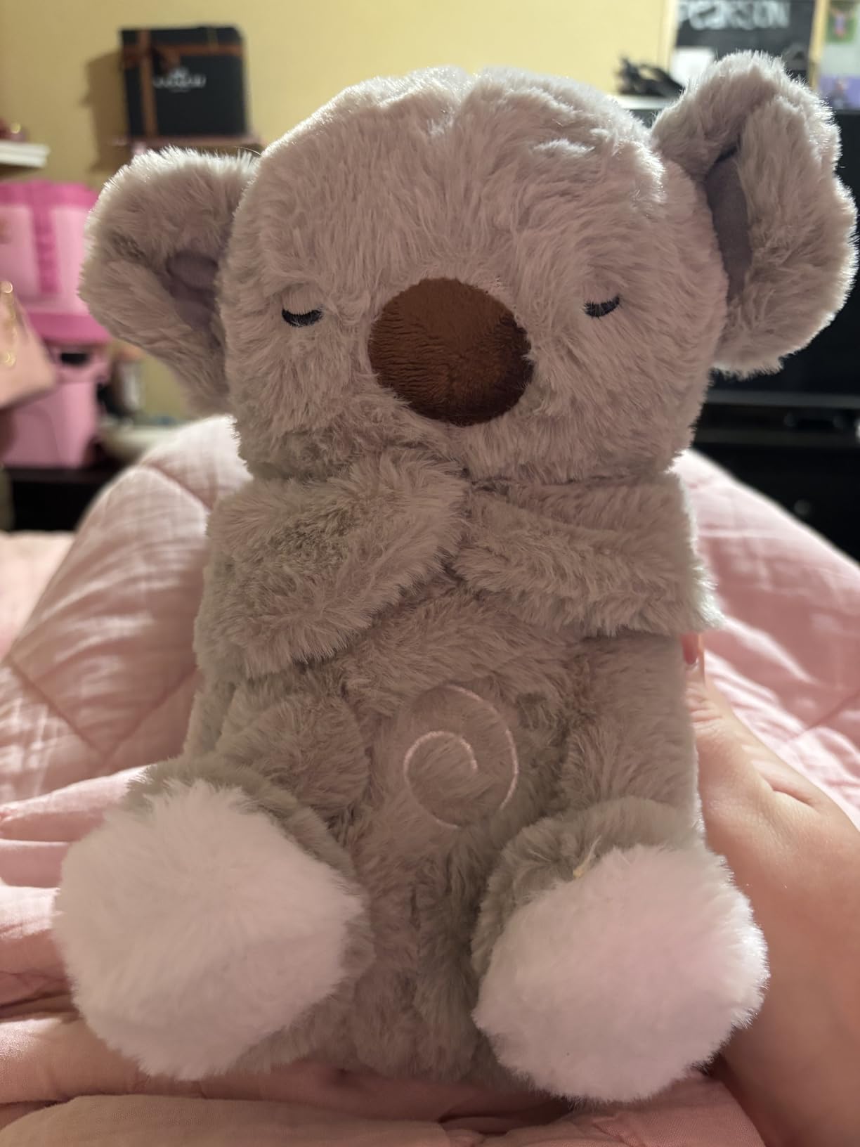 Breathing Stuffed Animal, Soothing Stuffed Animal for Anxiety Relief with Realistic Breathing Motion, Calming Music, Gentle Lights, Machine Washable (Sloth) customer photo 1