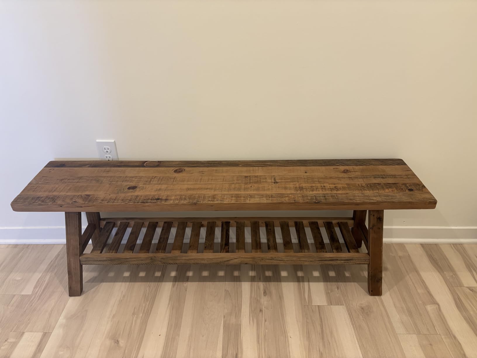 Reclaimed Solid Wood Bench-43.3
