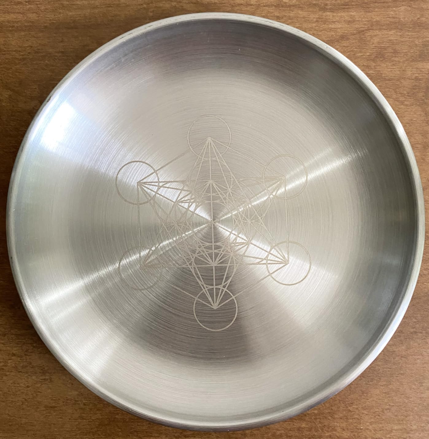 CREATCABIN Phase Moon Star Offering Bowl, Stainless Steel, 5.55 Inch - Altar Ritual Plate, Black Ring Holder, Jewelry Tray, Prayer Tarot Plate, Smudging Decoration customer photo 2