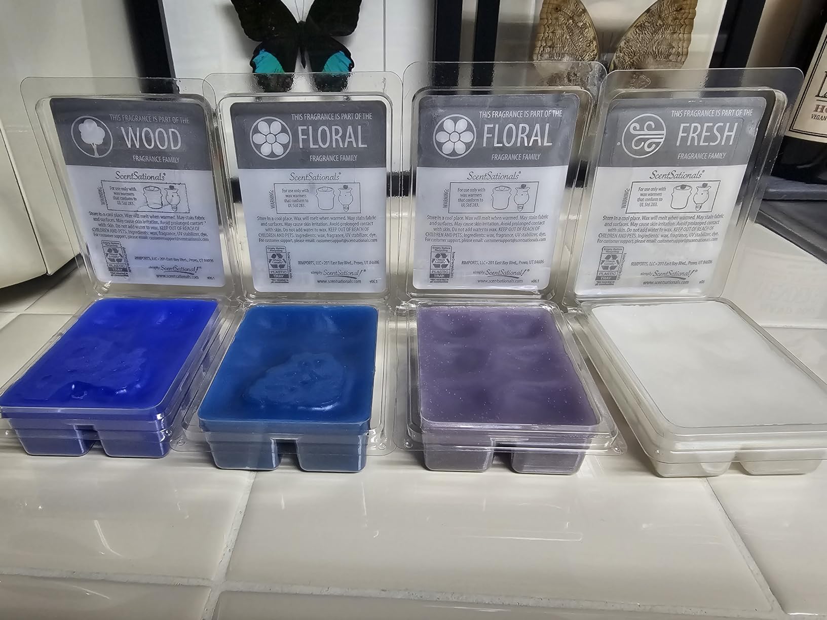 ScentSationals Moodscapes Tranquility - Scented Wax Melts Variety Pack | Includes Zen, Illusion, Enchanted & Dream Cloud Long Lasting Wax Melts - 10oz (24-Cubes) customer photo 1