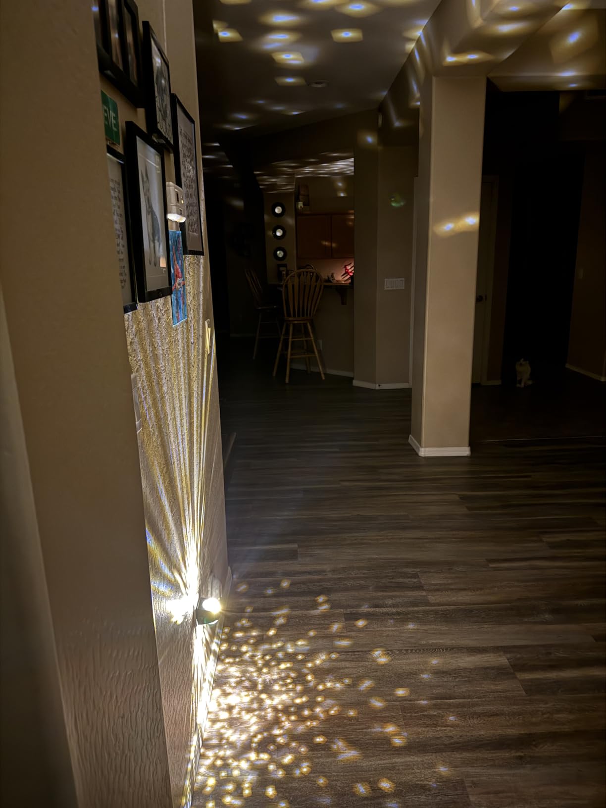 Night Light,Night Lights Plug into Wall,LED Projector Night Light | Soft White for Bedroom, Dimmable Brightness Dusk to Dawn Nightlight for Kids, Nursery, Bathroom, Home Decor, Gaming Room customer photo 2
