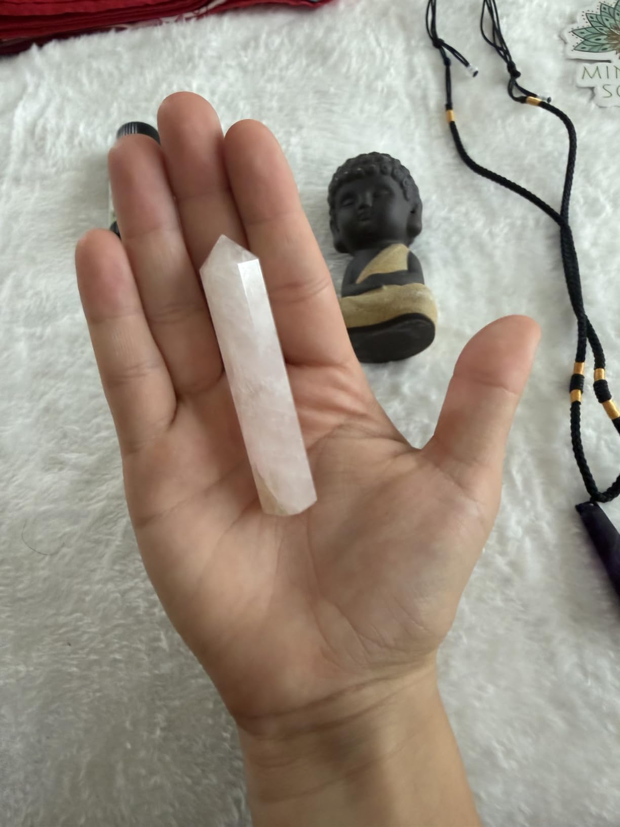 Spiritual Healing Gift Set - Meditation & Mindfulness Box with Buddha Figurine, Healing Crystals, Mala Beads, Essential Oil & Gemstone Jewelry - Holistic Self-Care & Inner Peace Kit customer photo 2