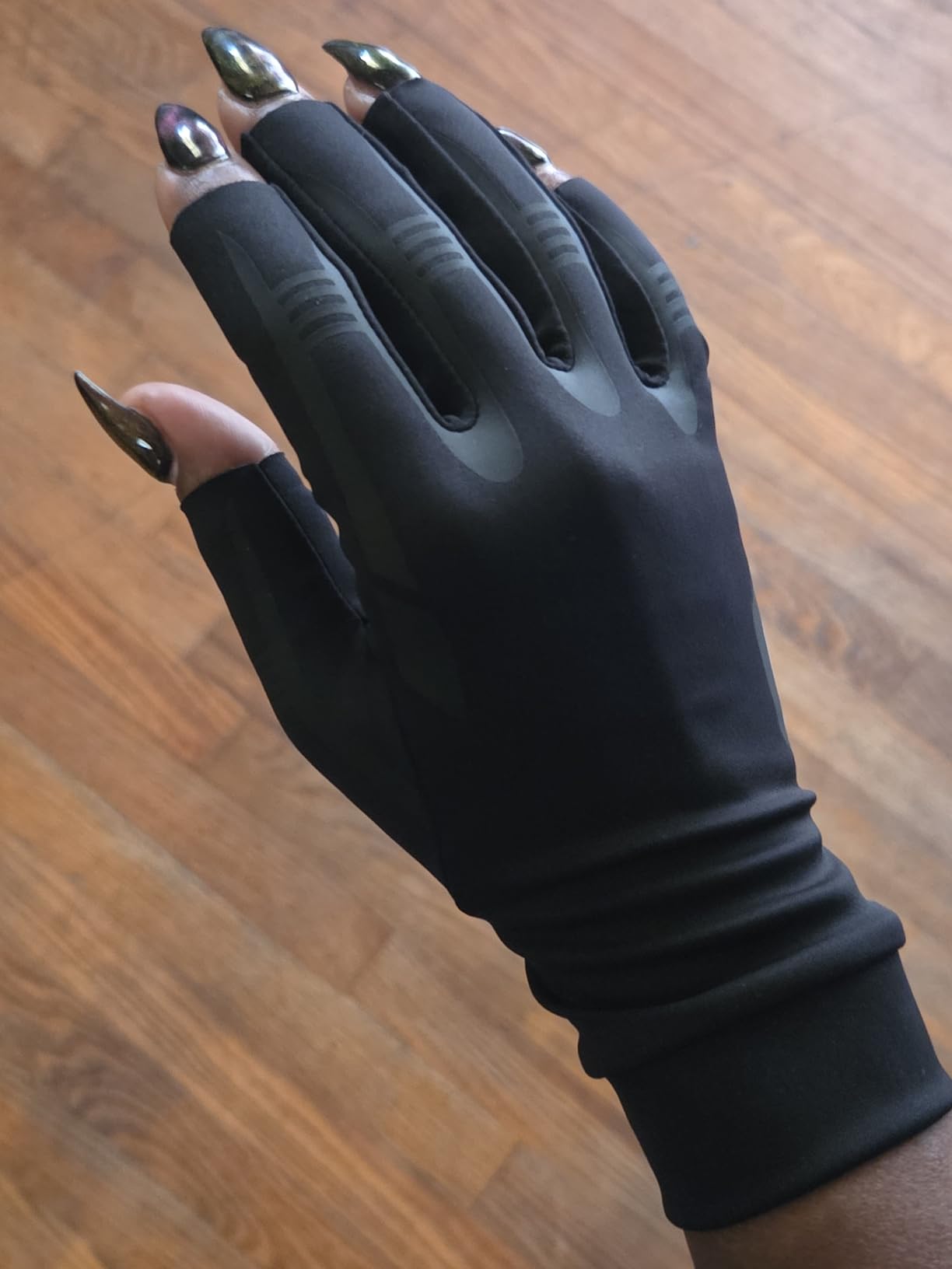 All-Around Compression Arthritis Gloves for Women Men for Pain | Carpal Tunnel Relief, Hand Compression, Swelling, Trigger Finger, Edema; Crochet, Typing, Sleeping, Work, Gaming, Driving, Daily Use customer photo 1