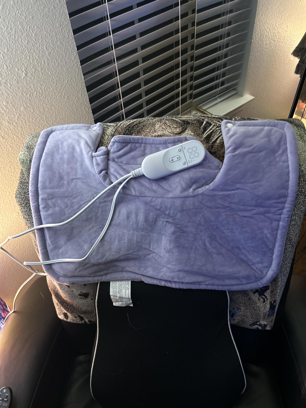 Heating Pad for Neck Shoulders Back, Extra Large Heat Pad for Full Body Relax, Electric Heated Wrap for Seniors, Dad Gifts Fathers Day, Birthday Gifts for Men Women Mom Grandma, ETL Safety Certified customer photo 1
