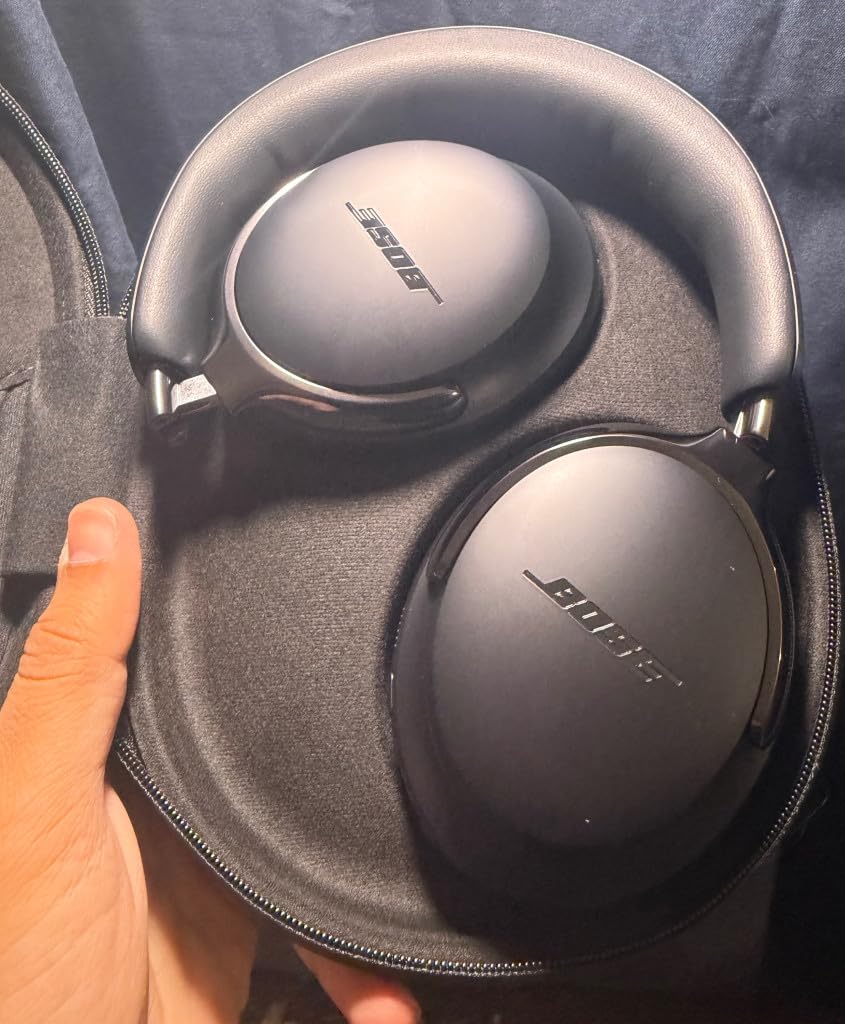Bose QuietComfort Ultra Bluetooth Headphones (2nd Gen), Wireless Headphones with Spatial Audio, Over Ear Noise Cancelling with Mic, Up to 30 Hours of Playtime, Driftwood Sand - Limited Edition customer photo 1