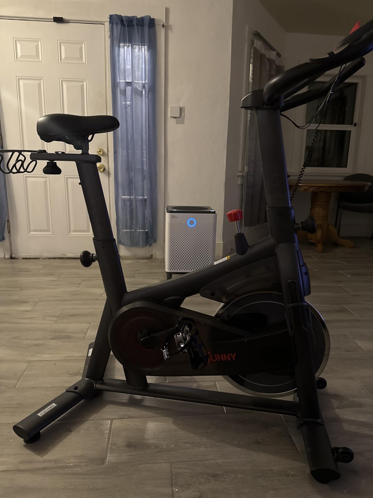 Sunny Health & Fitness Smart Indoor Cycling Bike for Home Cardio Exercise customer photo 2
