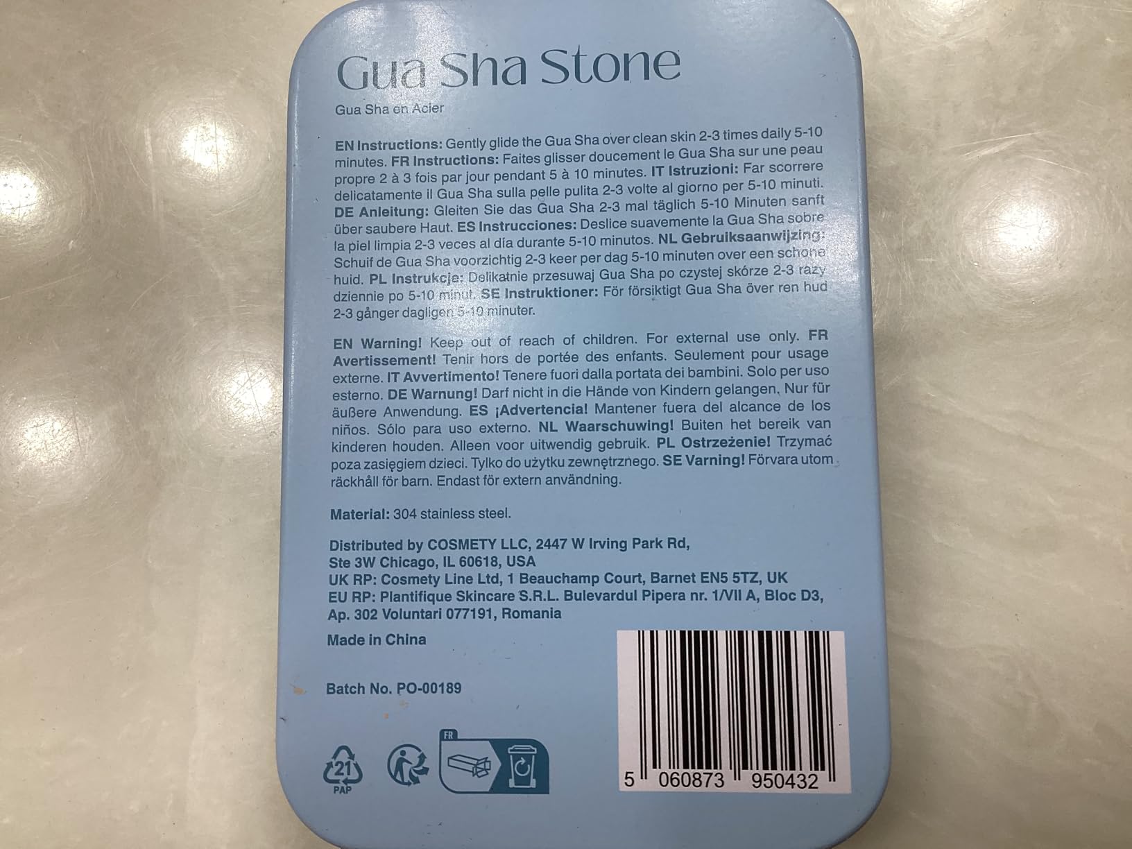 PLANTIFIQUE Stainless Steel Gua Sha and Ice Roller for Face & Body - Cooling Facial Tool Set to Reduce Puffiness, Improve Lymphatic Drainage & Soothe Skin customer photo 2
