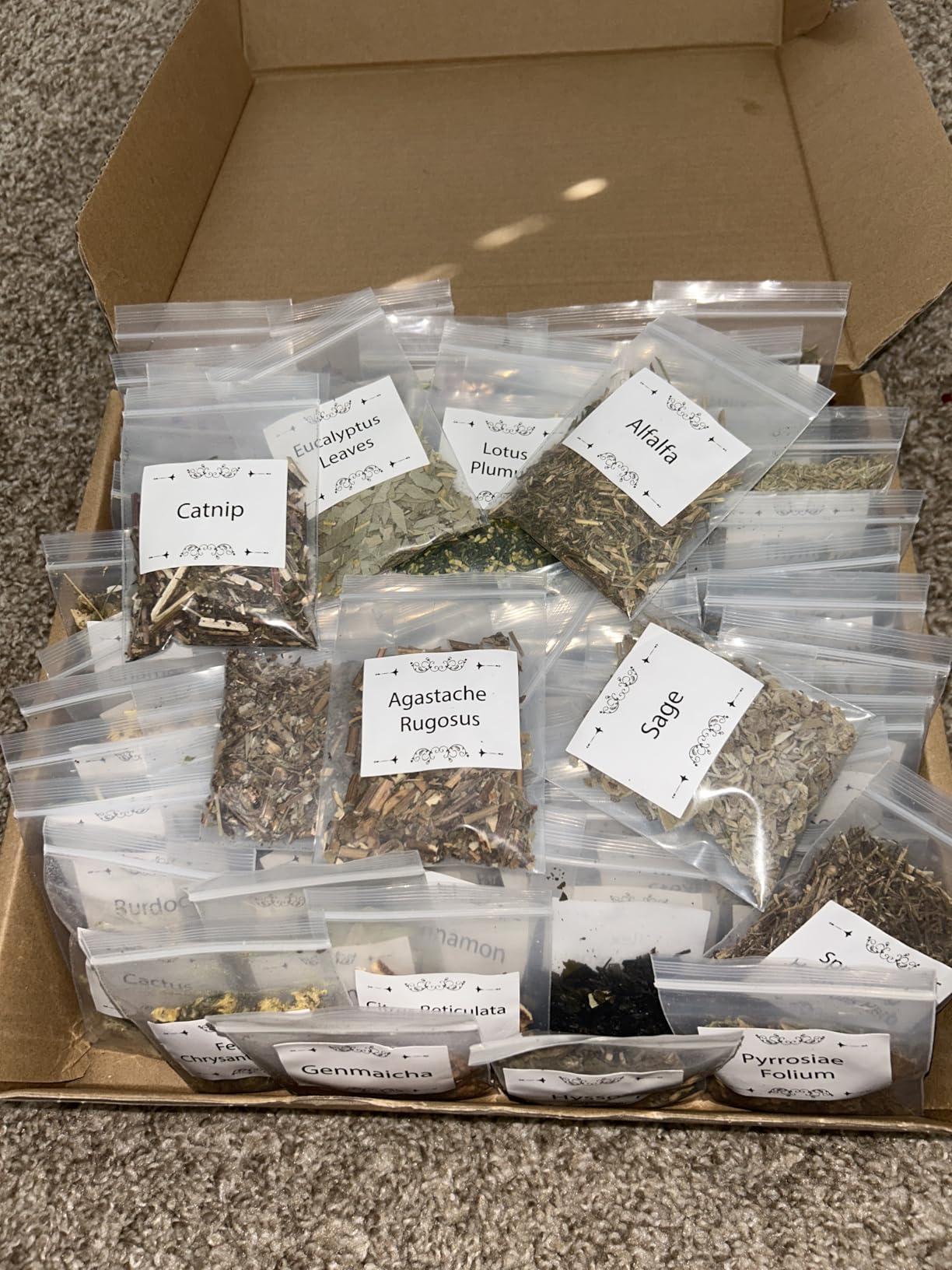 Witchcraft Supplies Herbs Kit, Dried Flowers for Witch Beginner, 70 Pack | Bulk Herb Gift Set for Wicca, Pagan, Wiccan Rituals, Magic Spell, Altar Supplies, Natural Herbal for Candle Soap Making customer photo 2