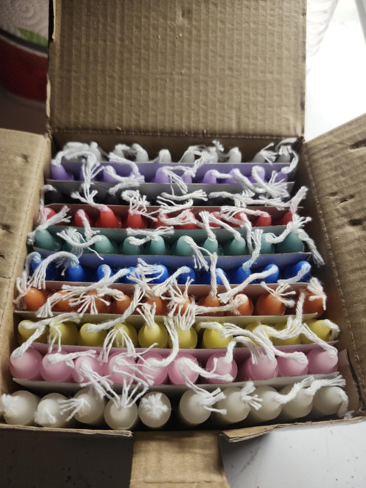 100 Pack 4 Inch Spell Candles, Colored Taper Candles for Rituals, Birthday, Decoration, 10 Vibrant Colors, Unscented Mini Bulk Candles for Chime, Wicca, Altar, Magic, Witchcraft Supplies customer photo 2