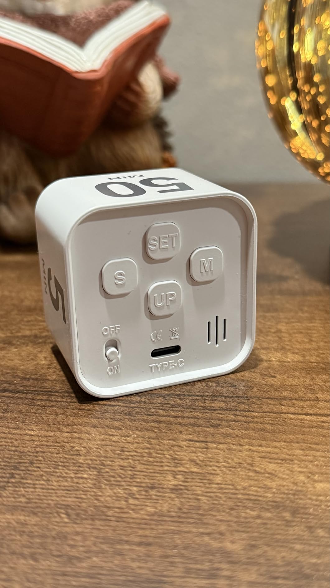 KADAMS Pomodoro Cube Timer Productivity Visual Timer - 5/10/25/50 Min Rotating Countdown (Green) customer photo 2