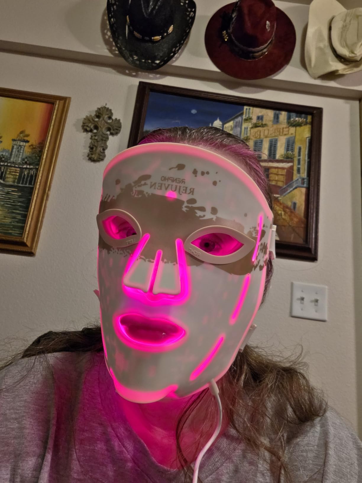 RENPHO Red Light Therapy Mask for Face, FDA-Cleared,Birthday Gifts for Wife customer photo 2
