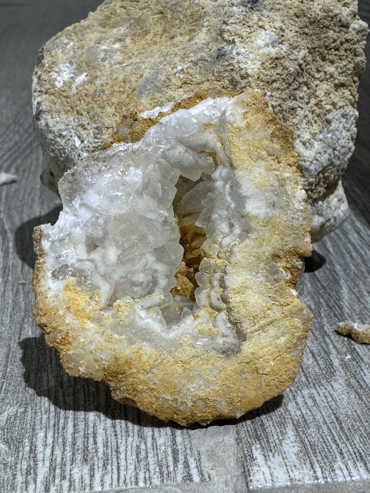 National Geographic Break Open 2 Jumbo Geodes Science Kit for Kids | 2 Large Natural Geodes, Real Crystals Inside, Safety Goggles, Break-Open Geology Activity, Earth Science, Birthday Gift customer photo 1