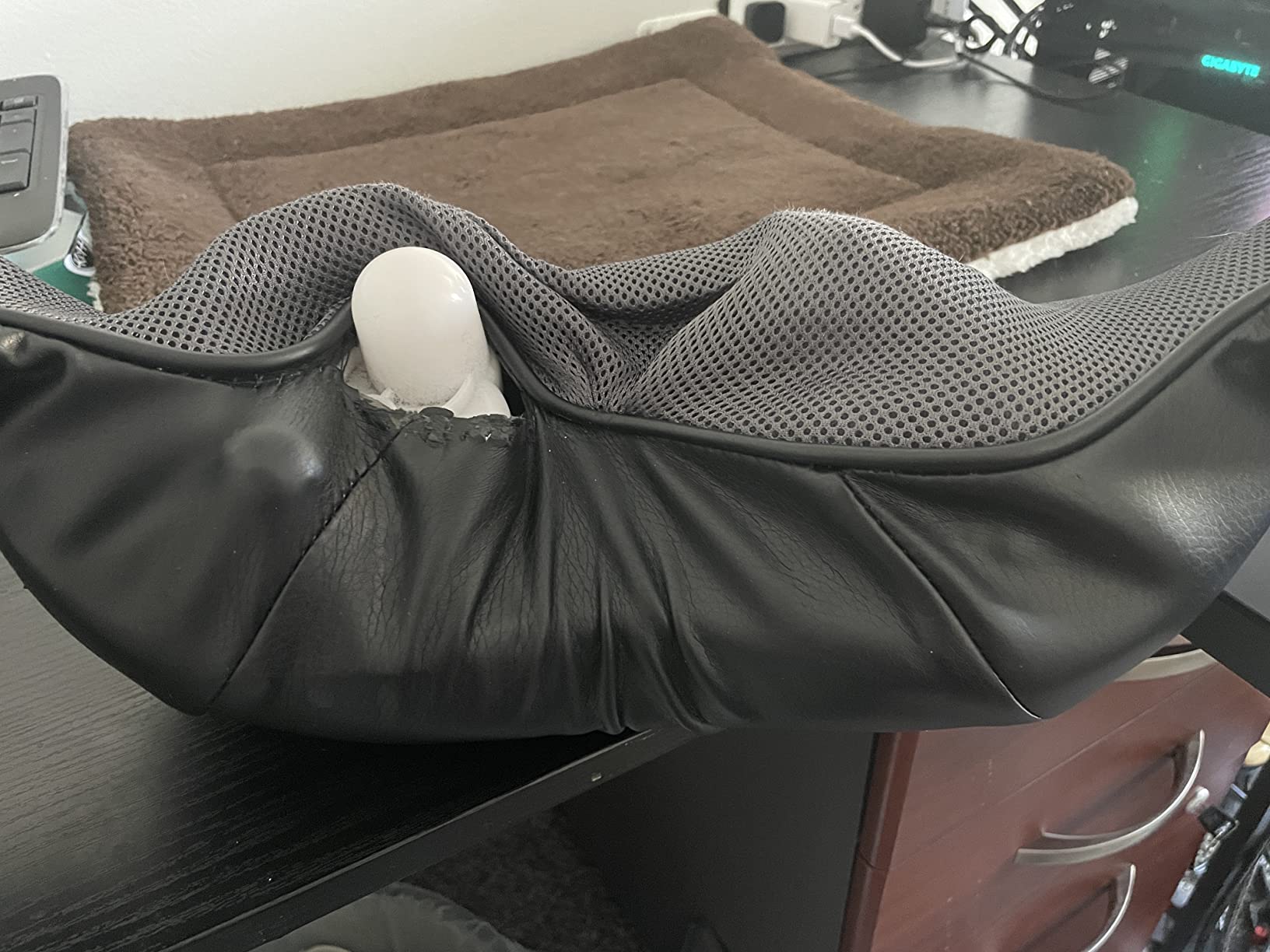 Nekteck Shiatsu Neck Massager with Heat, 2026 Upgraded Cordless Massage | Rechargeable Shoulder Back Kneading Massage Pillow for Pain Relief Deep Tissue Body Muscle Relaxation customer photo 2