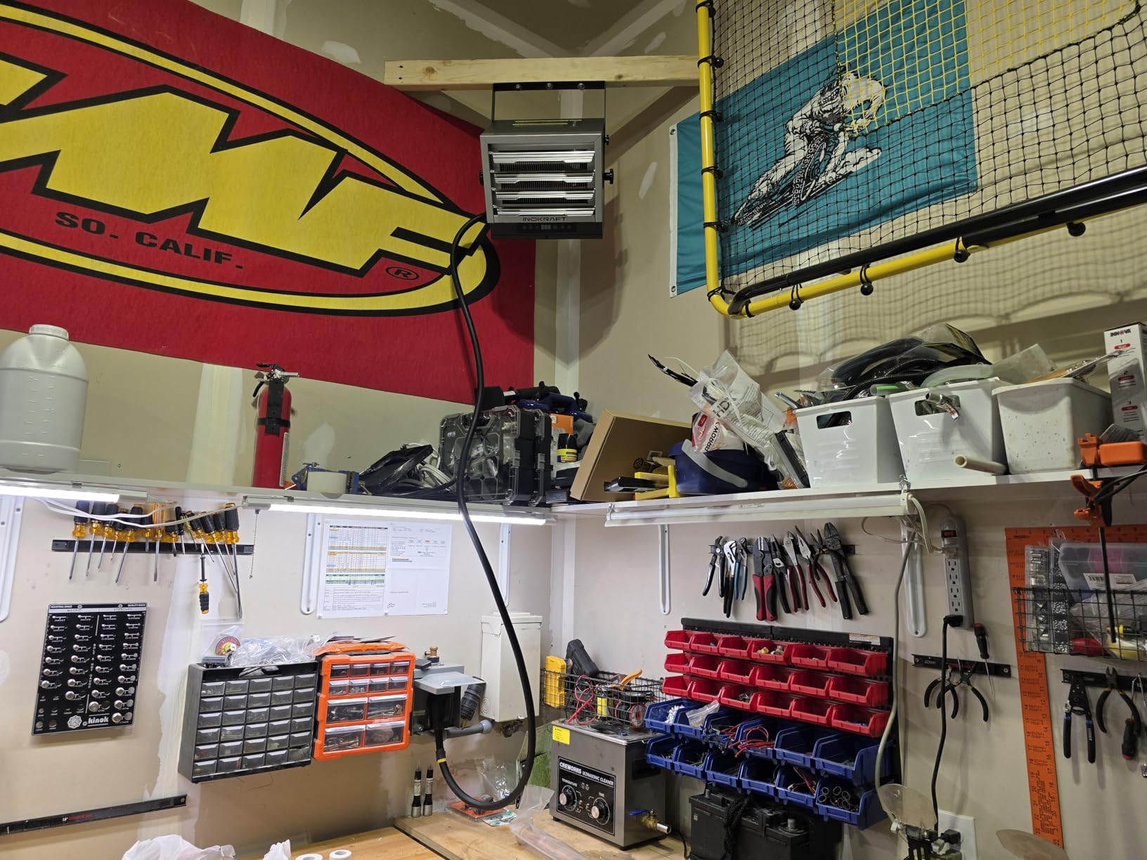 InoKraft 7500W Electric Garage Heater, 240V with NEMA 14-50P Plug customer photo 1