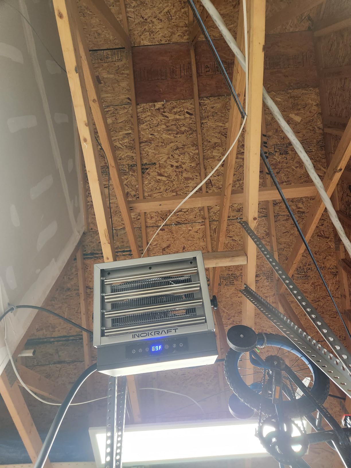 InoKraft 7500W Electric Garage Heater, 240V with NEMA 14-50P Plug customer photo 2