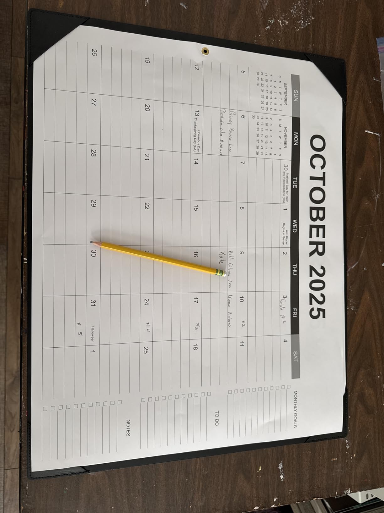 Desk Calendar 2026-2027 with Desk Mat - 22