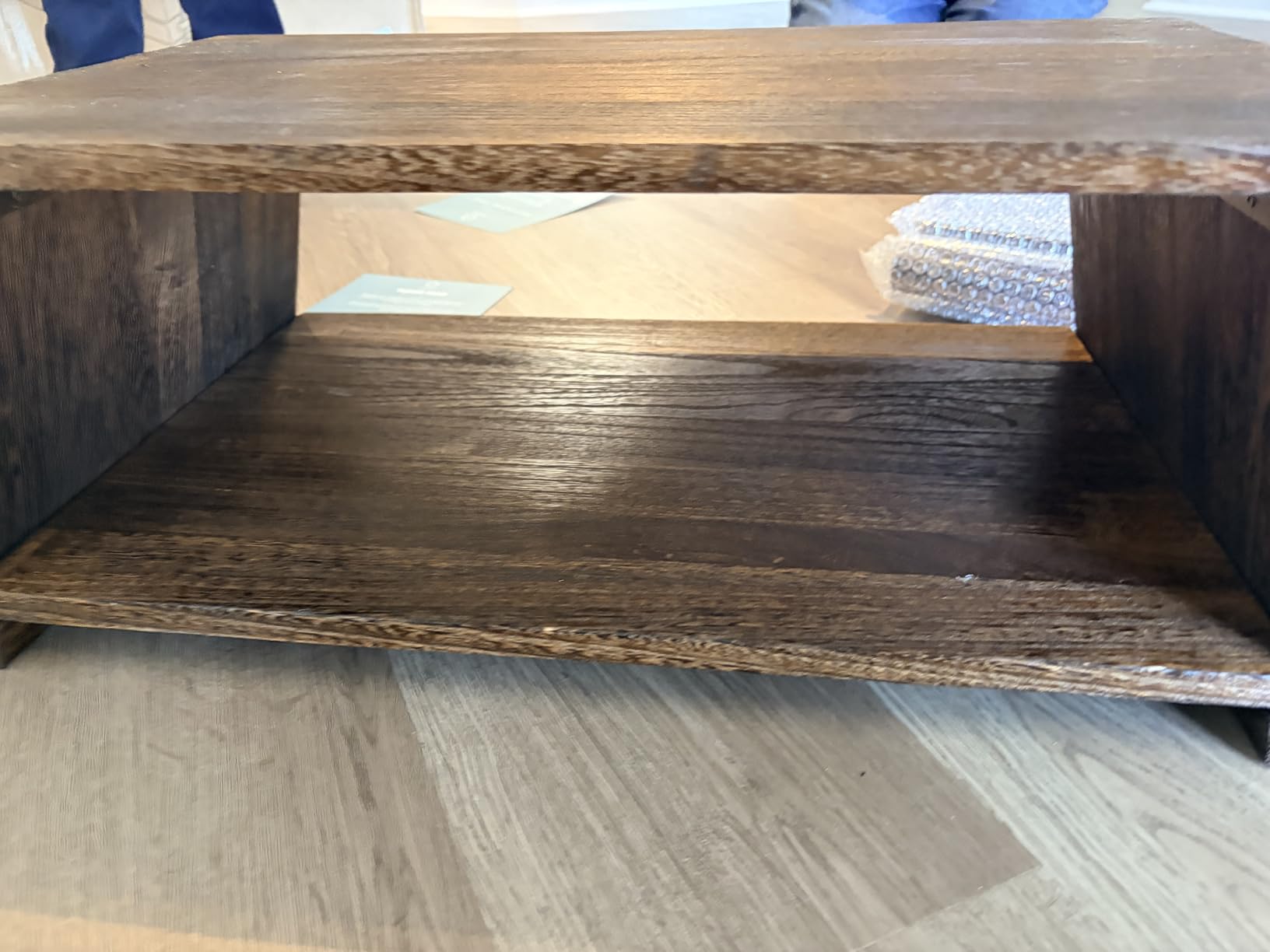 ODOXIA Floor Table for Tea Rituals | Altar Table for Meditation, Mindfulness & More | Low Japanese Floor Platform Chabudai Style | Stable Wood Folding Design customer photo 1