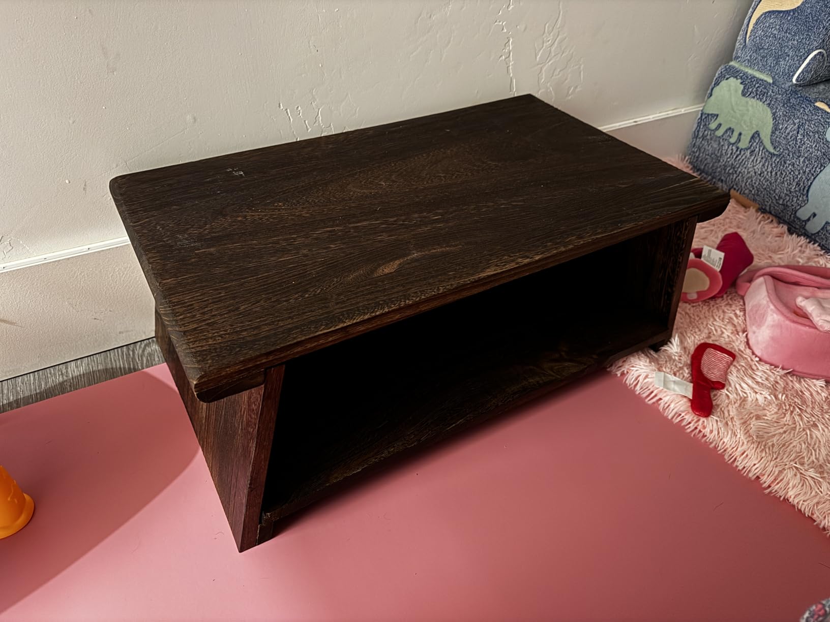 ODOXIA Floor Table for Tea Rituals | Altar Table for Meditation, Mindfulness & More | Low Japanese Floor Platform Chabudai Style | Stable Wood Folding Design customer photo 2
