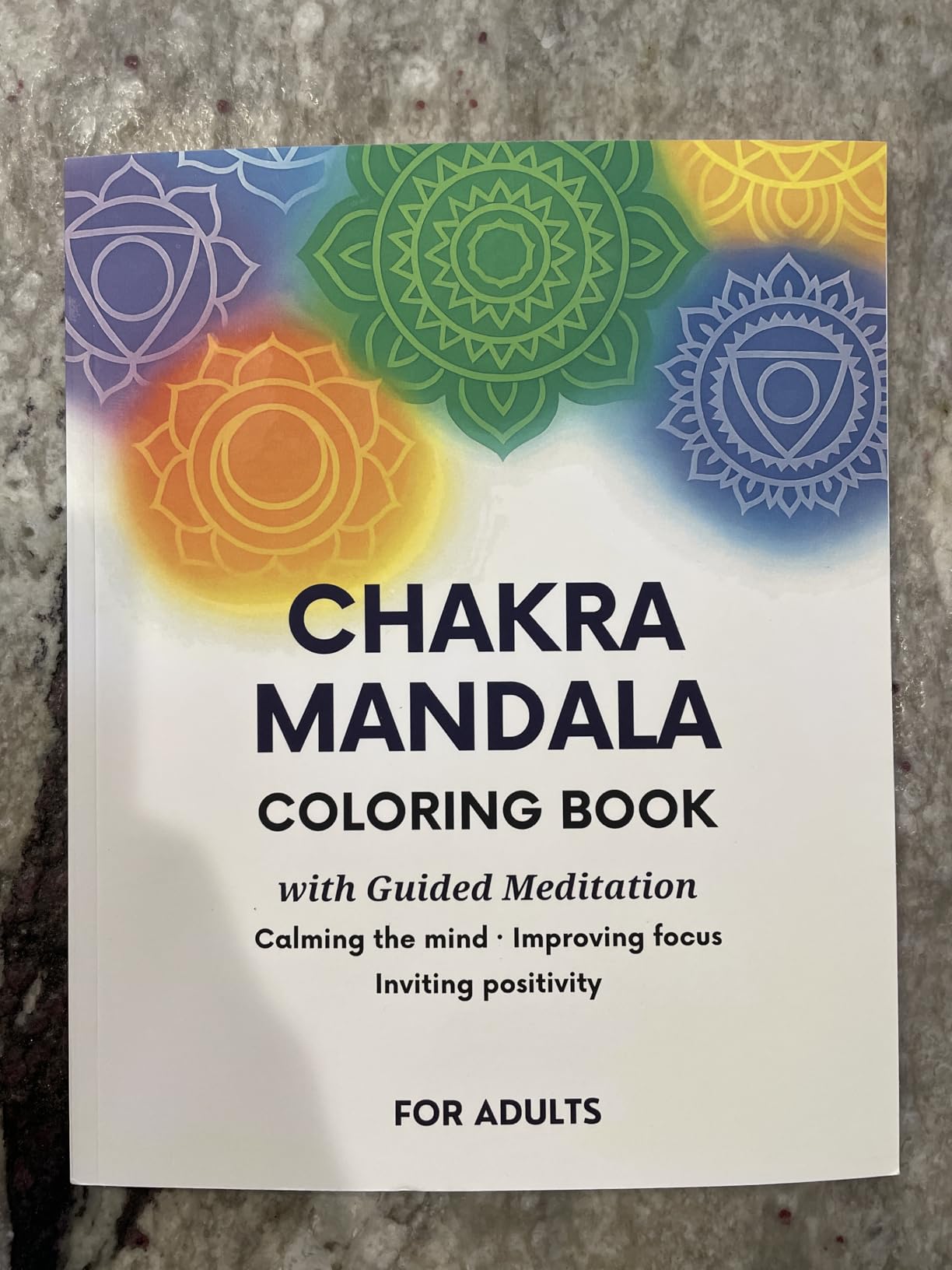 Chakra Mandala Coloring Book with Guided Meditation for adults: Calm the mind, improve focus and invite positivity through mandala art activities customer photo 2