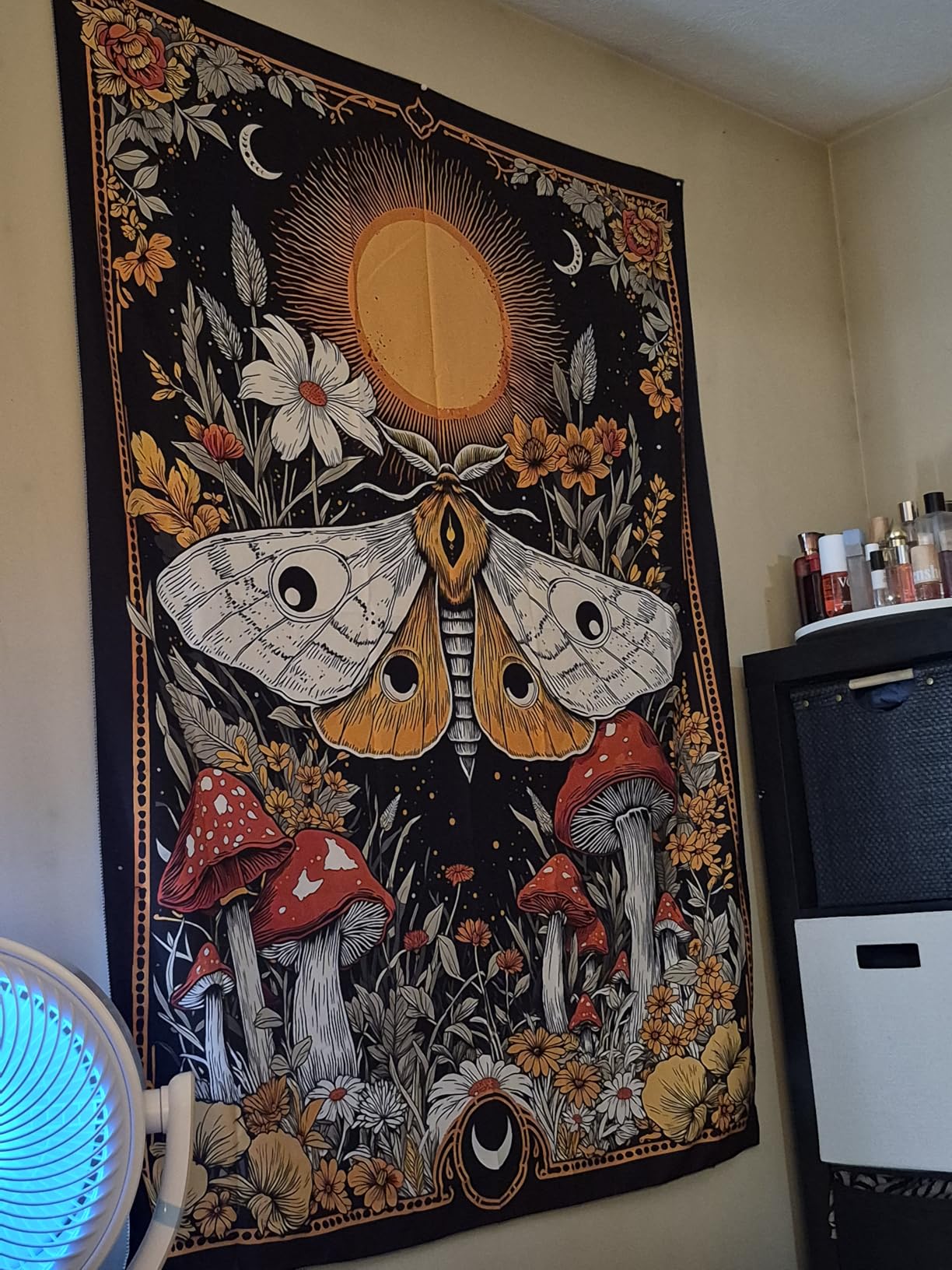 Lunerfex Tree of Life Wall Tapestry - Celestial and Botanical Wall Hanging for Bedroom and Living Room - Boho Garden Decor Tapestries 36