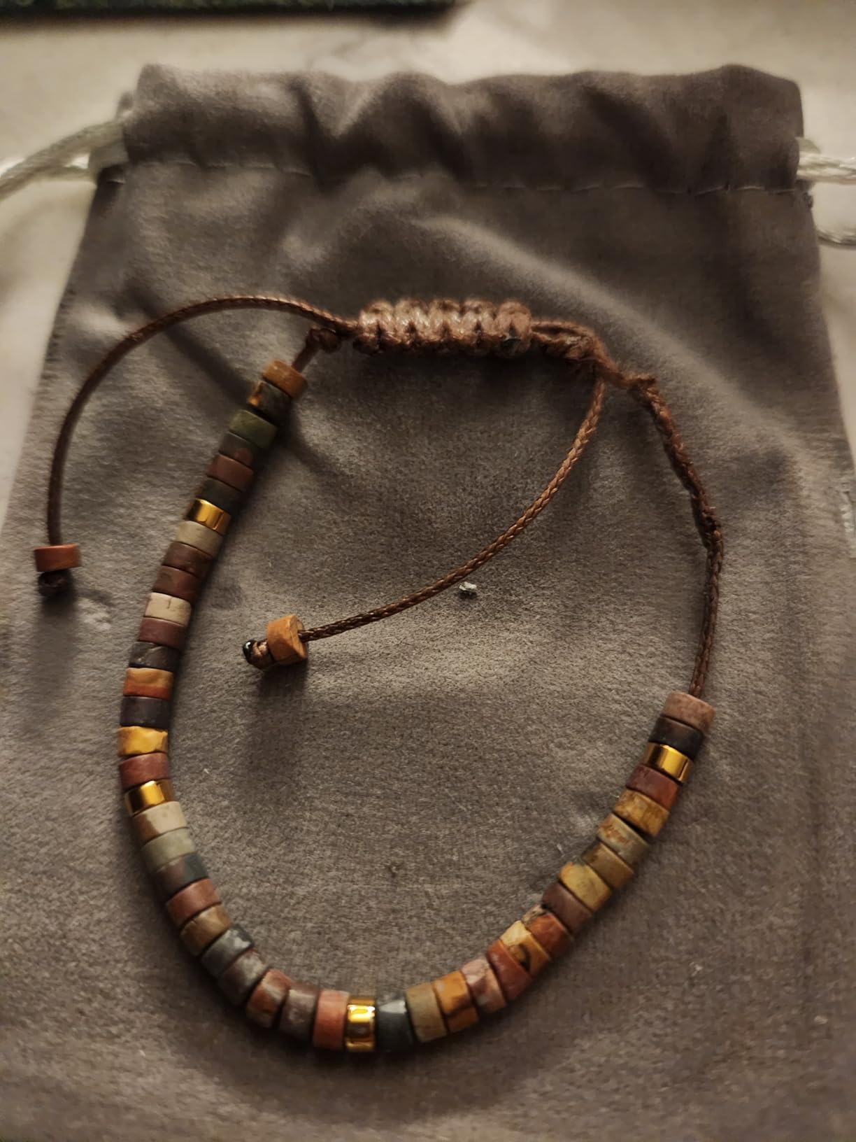 Thank You Gifts for Women: Teacher Appreciation Office Gifts for Coworkers Employee Boss Lady Manager Colleague Natural Stone Bracelet customer photo 1