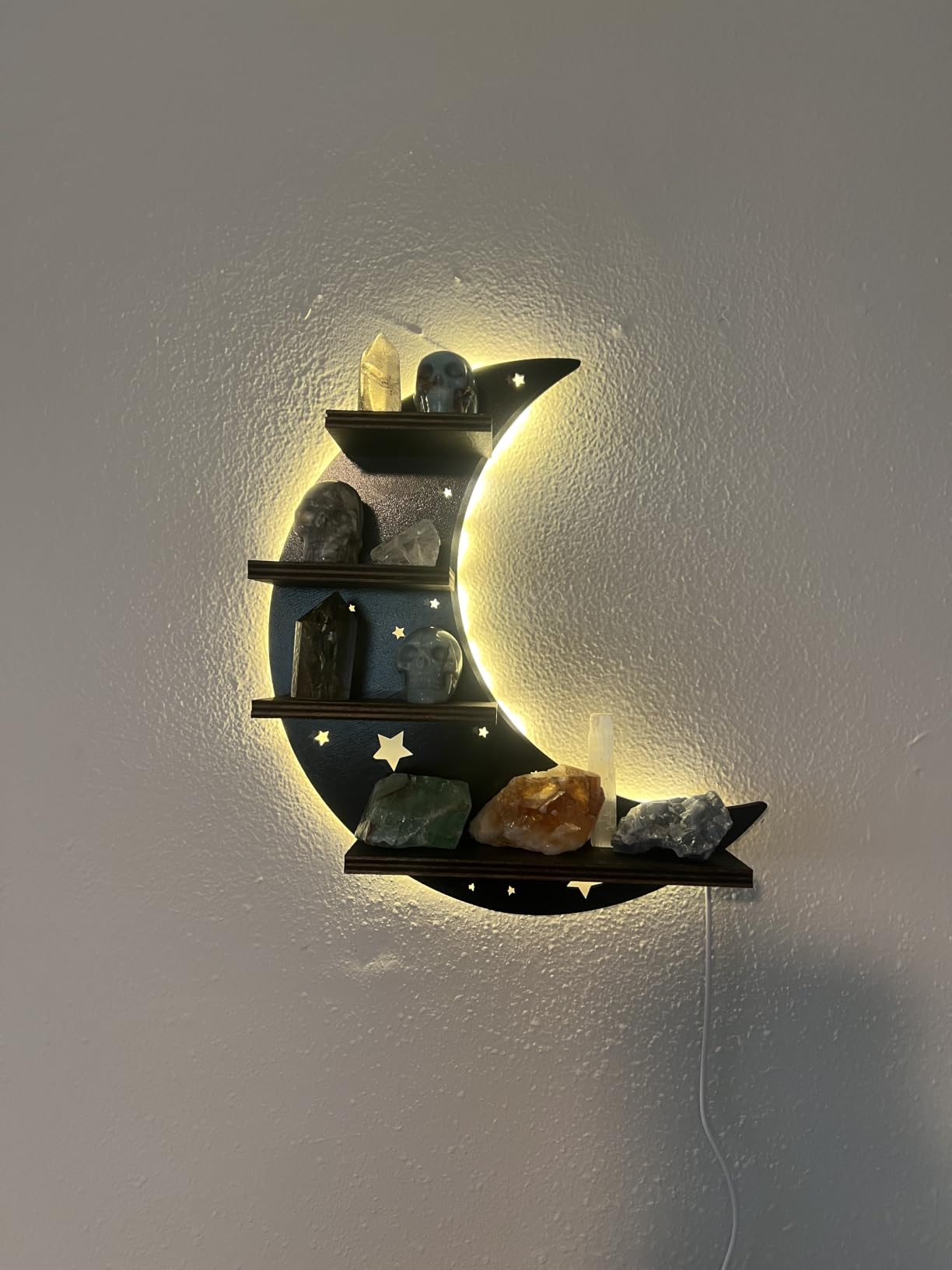 Moon Shelf with LED Light - 12