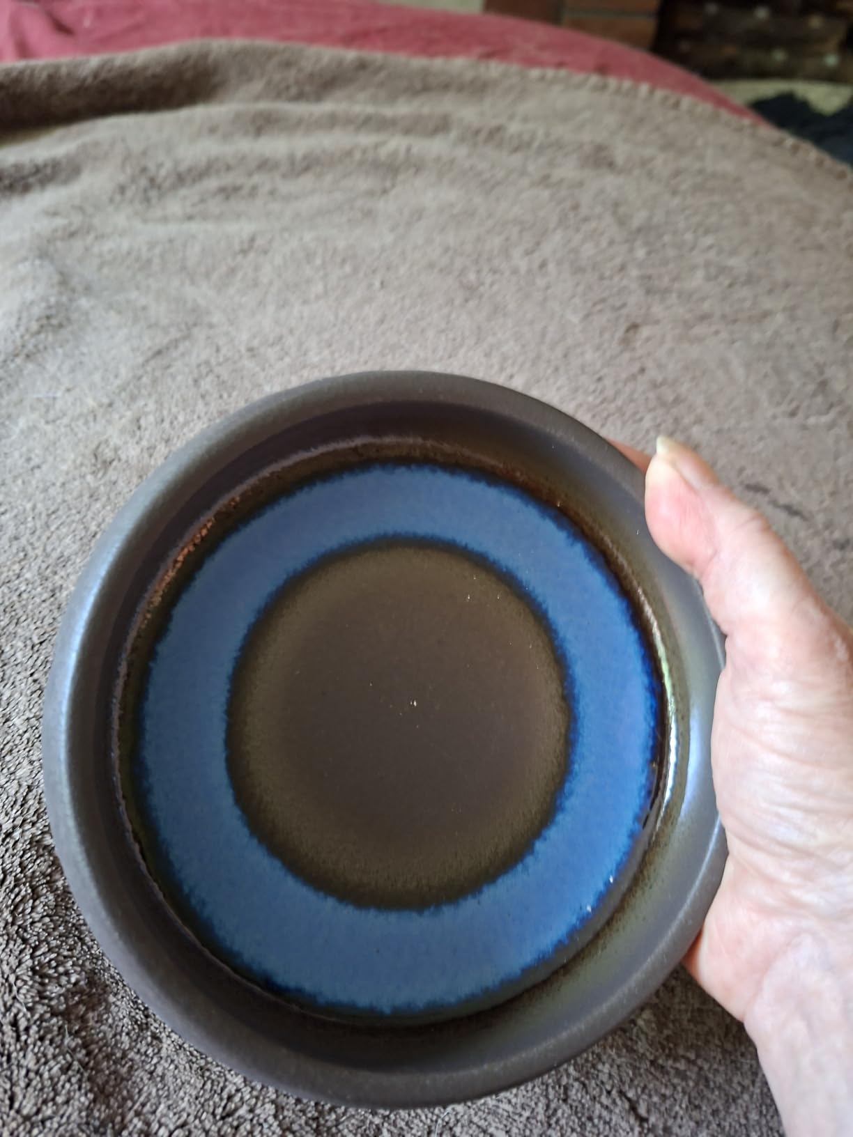 6 Inch Japanese Incense Holder Stick, Ceramic Handmade Crack Blue Glaze | Incense Burner Bowl, 9-Hole Design for Sticks, Cones, Coils Sage, Palo Santo - Perfect for Meditation, Yoga & Zen Home Decor customer photo 1