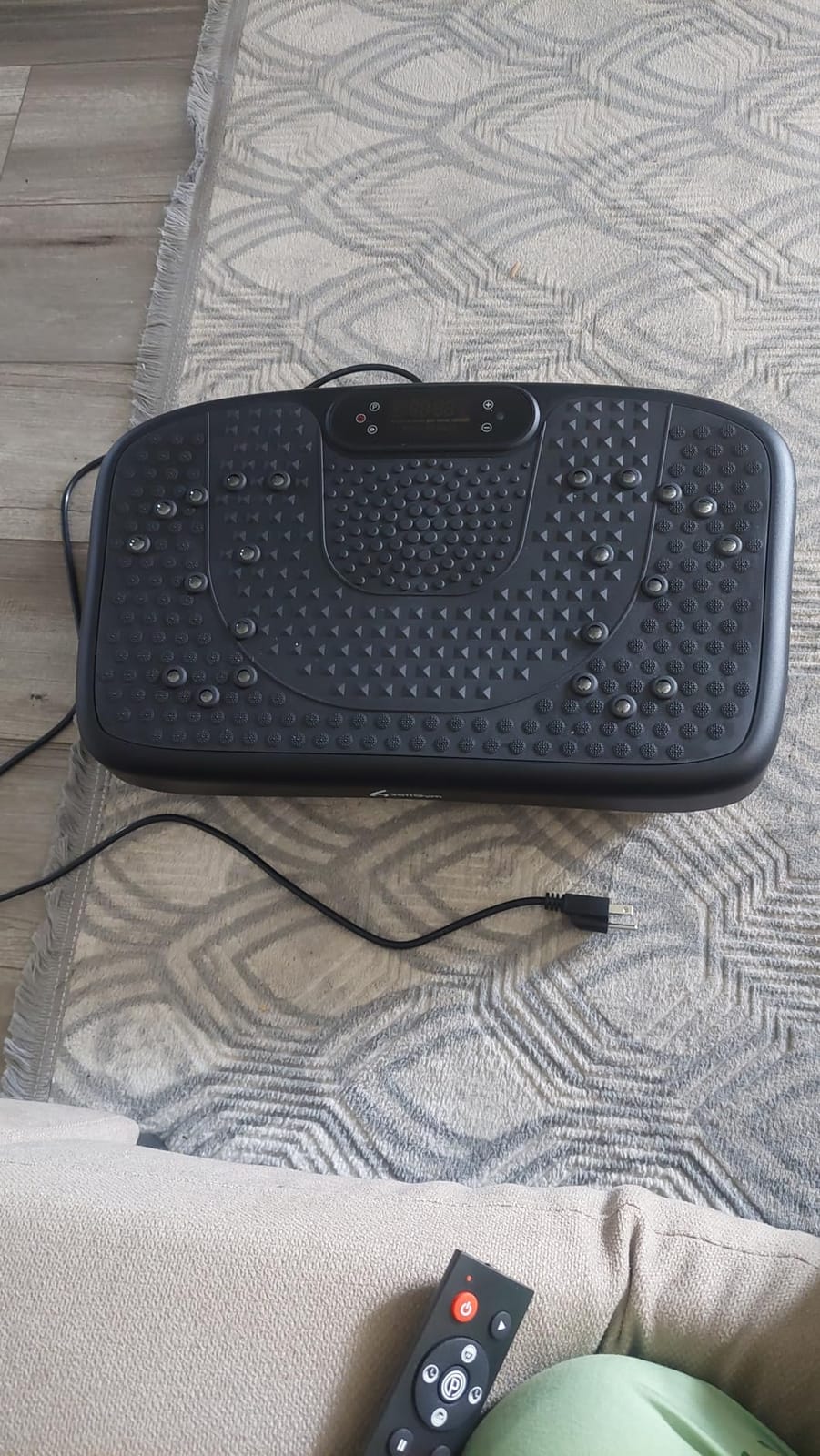SoftGym Vibration Plate - 120 Levels Magnetic Massage 450 Lbs customer photo 1