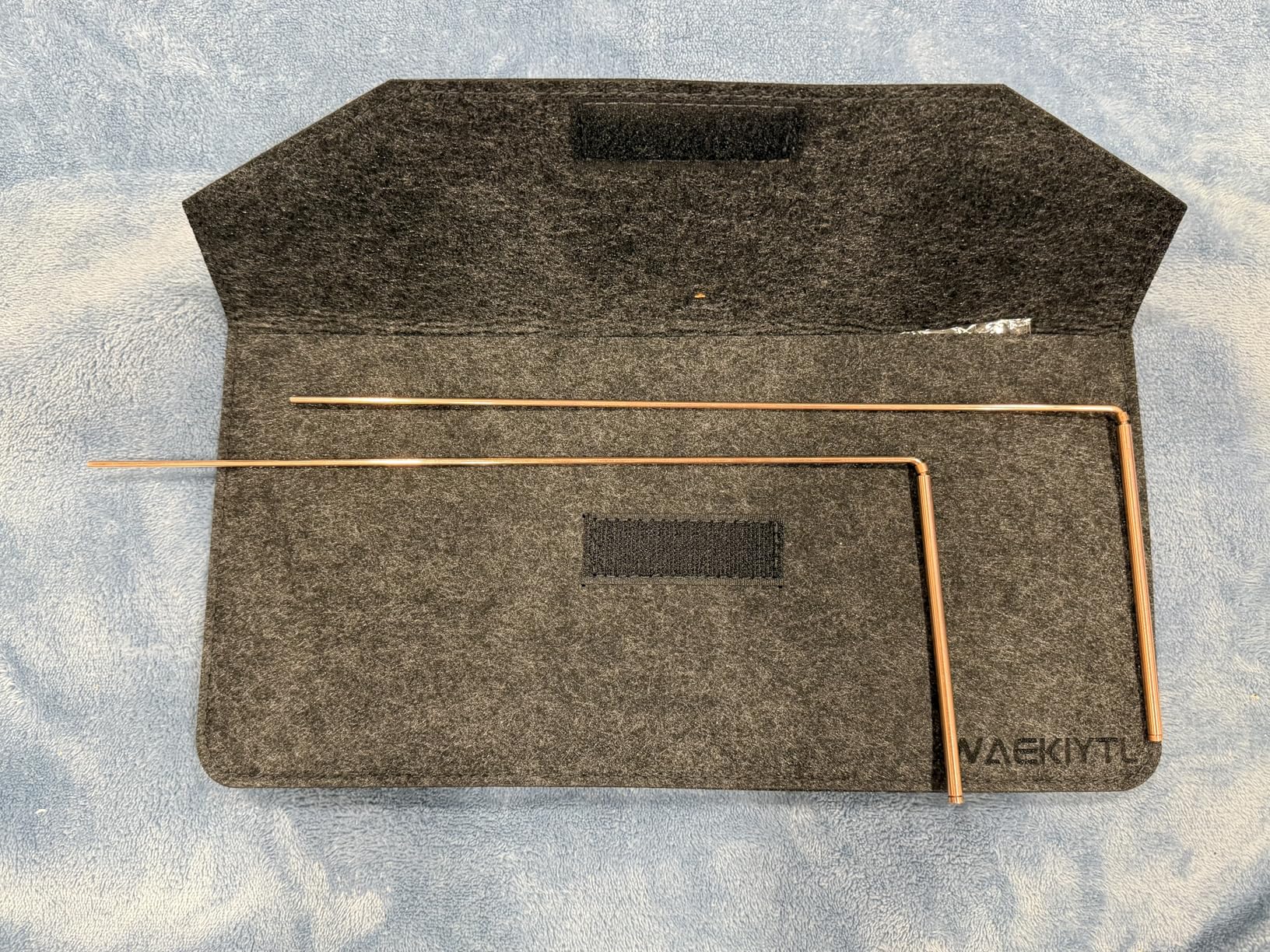Copper Dowsing Rods Kit 99.9% Pure Copper Divining Rods Pendulum Board Set | With Gift Bag Spiritual Exploration Divination Tools for Water Divining Witching, Energy Healing, Paranormal, Ghost Hunting customer photo 2