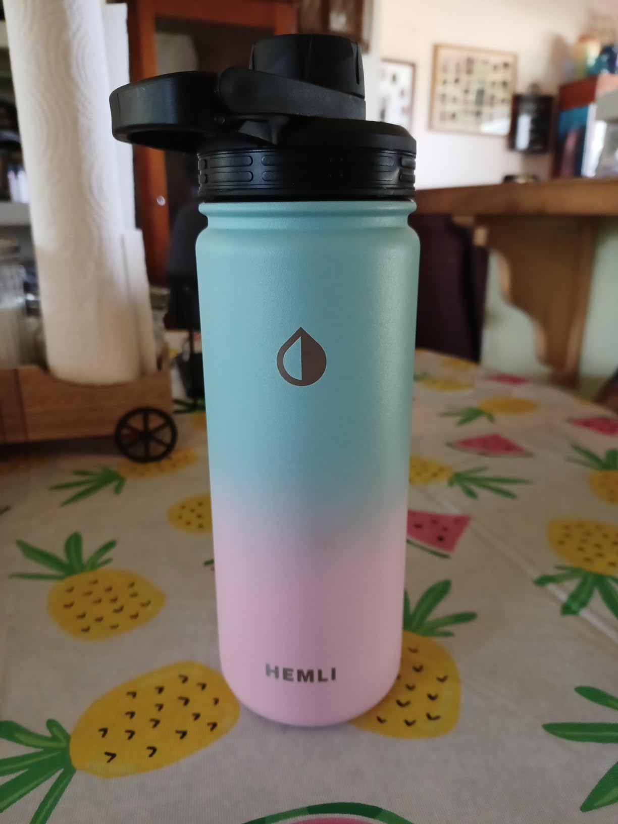 22 oz Ceramic Lined Tea Infuser Travel Tumbler, Micro-Mesh Stainless Steel Infuser, Pure Taste Ceramic Interior, Triple Insulated 12hr Hot Cold, Dual Sip & Straw Lid, Scratch-Resistant customer photo 1