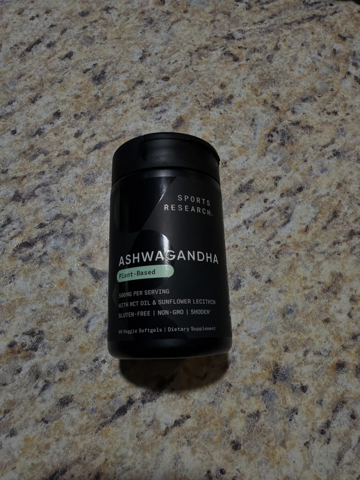 Sports Research Organic Ashwagandha 600mg w/KSM-66, 90 Count | Adaptogen for Relaxation, Calm & Sleep Support | Non-GMO, Gluten-free, Vegan customer photo 1