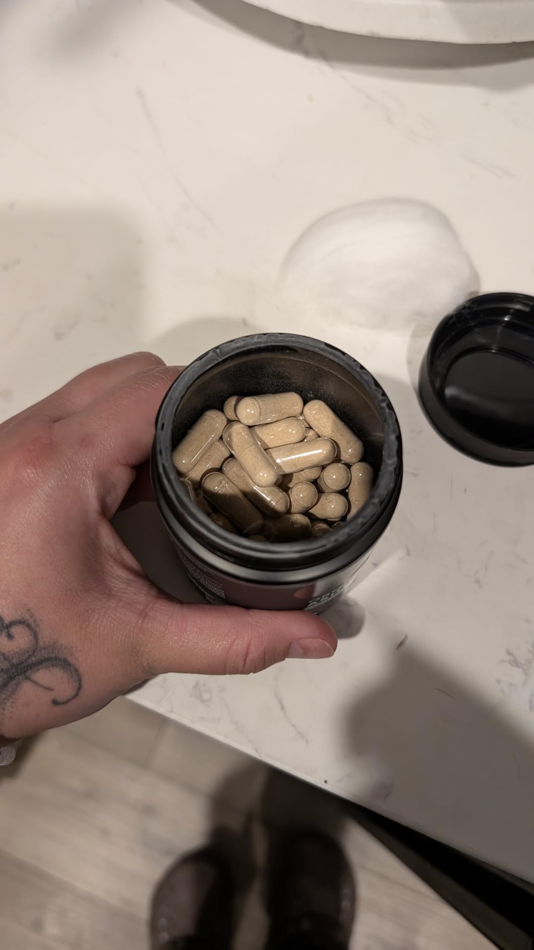 Sports Research Organic Ashwagandha 600mg w/KSM-66, 90 Count | Adaptogen for Relaxation, Calm & Sleep Support | Non-GMO, Gluten-free, Vegan customer photo 2