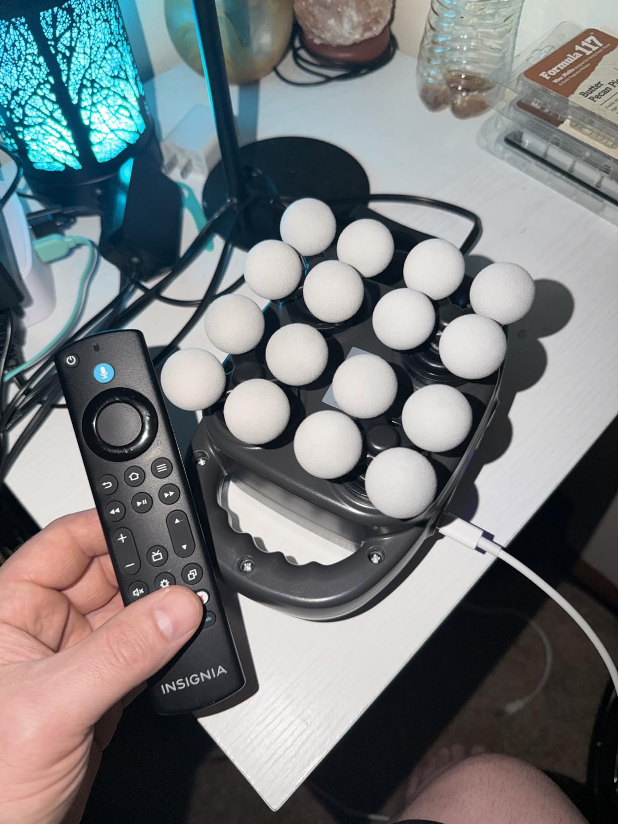 IKG 16 Head Massage Gun Deep Tissue, Body Massage for Back, Shoulders, Neck, Legs, Foot, Massage Gun deep Tissue, Percussion Massager with 3 Modes&30 Intensities Body Muscle Pain Relief, Ideal Gifts customer photo 1