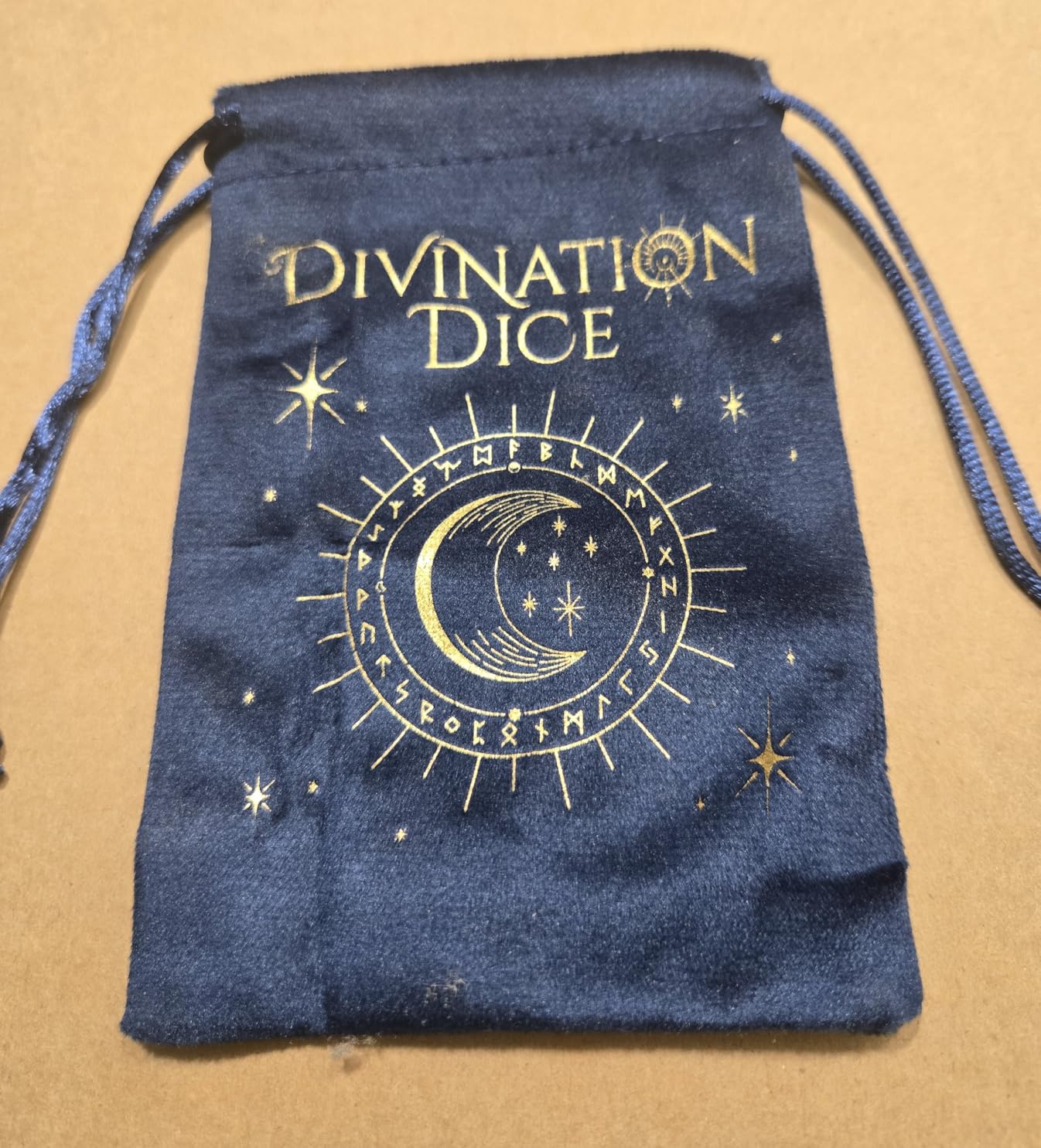 Dice of Stars & Stone - Premium D6 Dice Set | 4-Pack with Dice Bag | Six-Sided, Resin, Liquid-Core | Rune and Astrology Symbols | Witchy Gift | for D&D, Tabletop RPGs, Castings, Board Game Upgrades customer photo 1