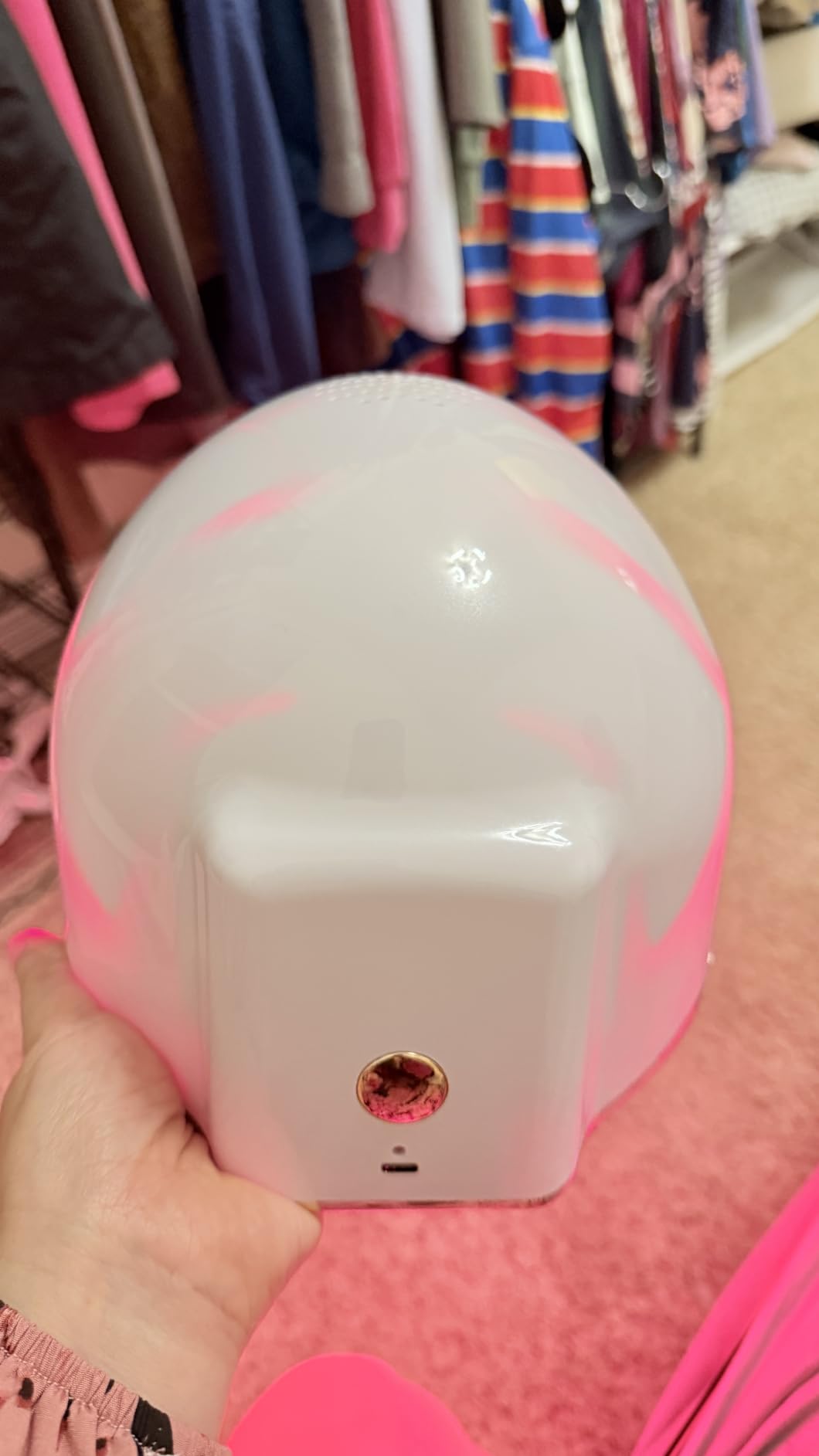 Hair Growth Device, 650-660nm Laser Red Light Therapy for Hair Growth Clinically Tested Low Level Laser Therapy (LLLT) Device FDA Cleared for Androgenetic Alopecia, Rechargeable Battery customer photo 2