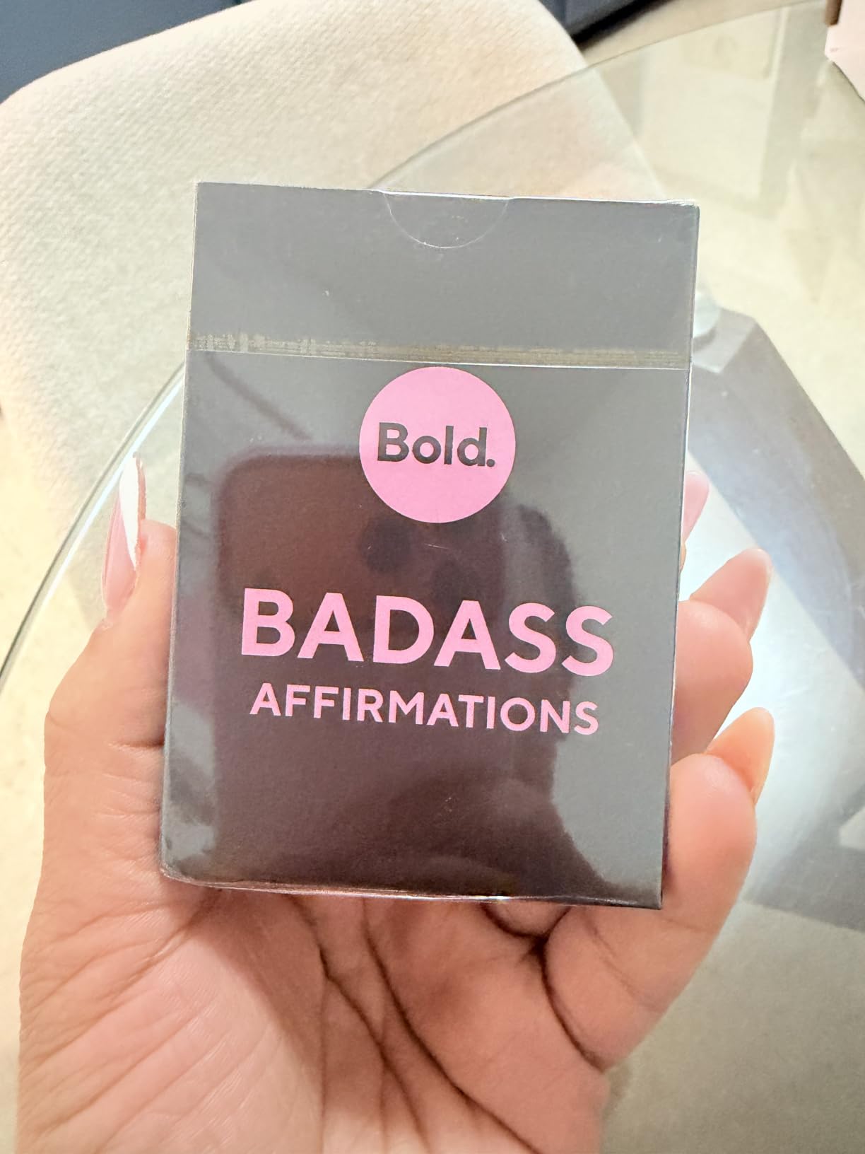 Badass Affirmation Cards for Women, 100 Daily Motivational Affirmations | Confidence, Positivity & Self-Care Inspiration: Thoughtful Gift for Best Friends customer photo 1