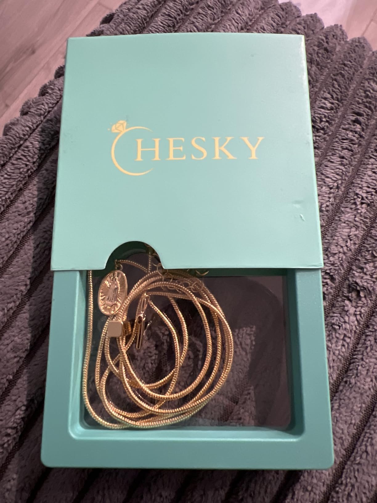 CHESKY Long Necklace for Women, 14k Gold Plated/Streling Silver Lariat Y Necklaces customer photo 1
