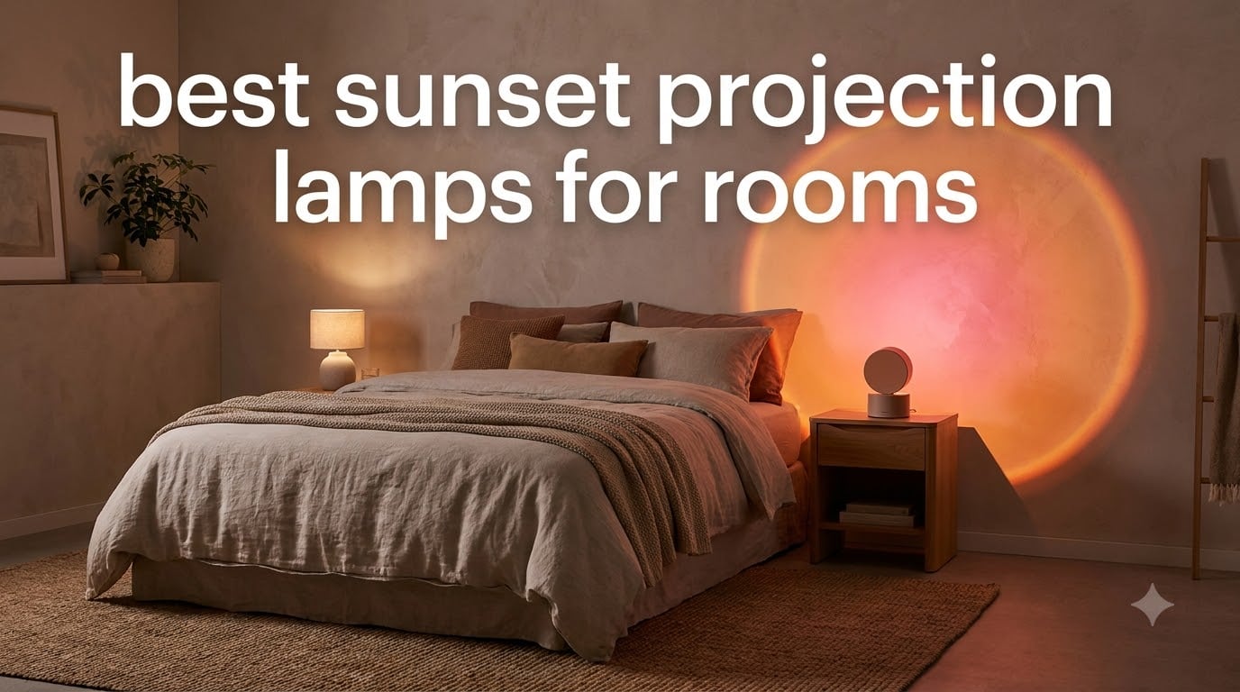 best sunset projection lamps for rooms