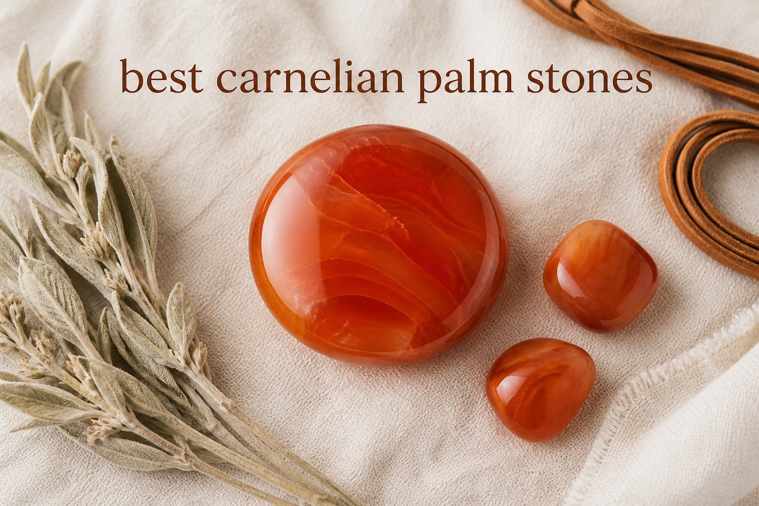 best carnelian palm stones