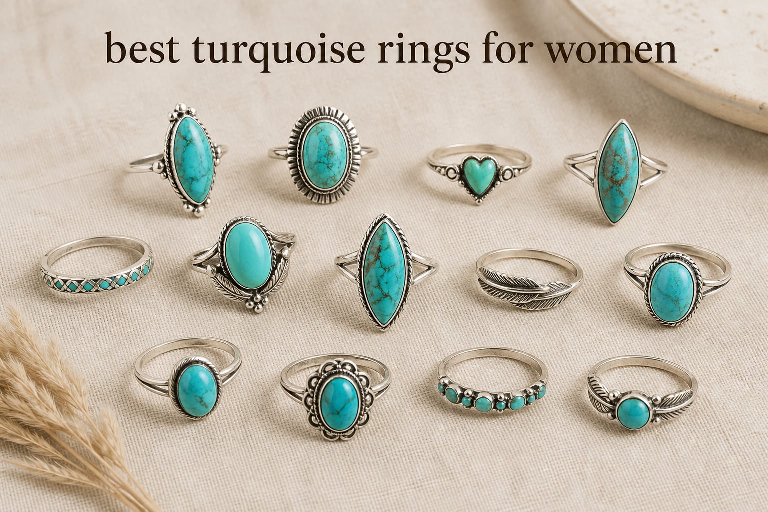 best turquoise rings for women