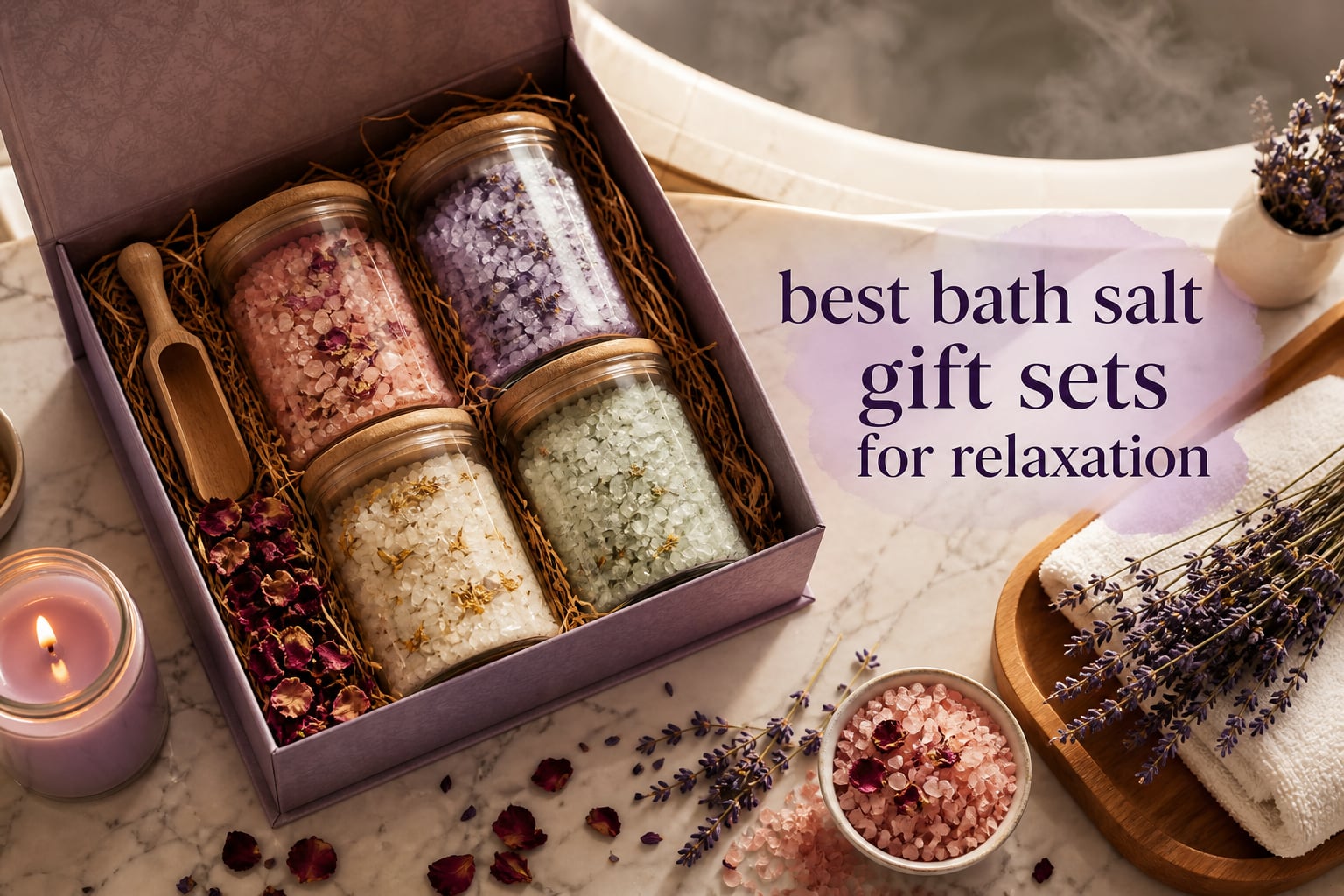 best bath salt gift sets for relaxation
