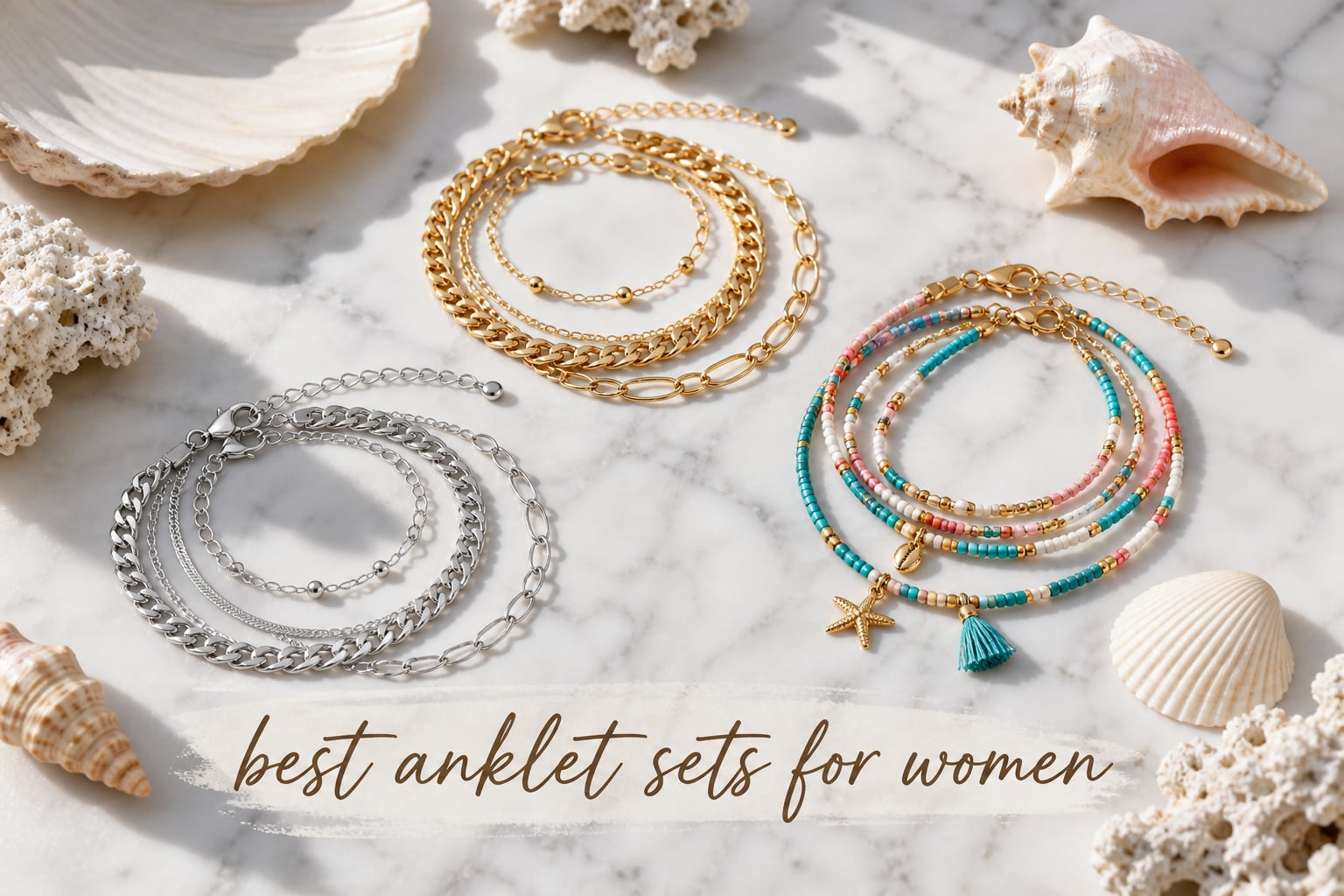 best anklet sets for women