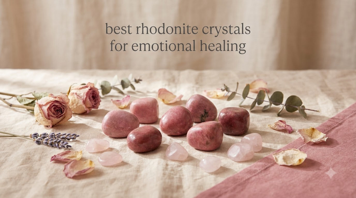 best rhodonite crystals for emotional healing