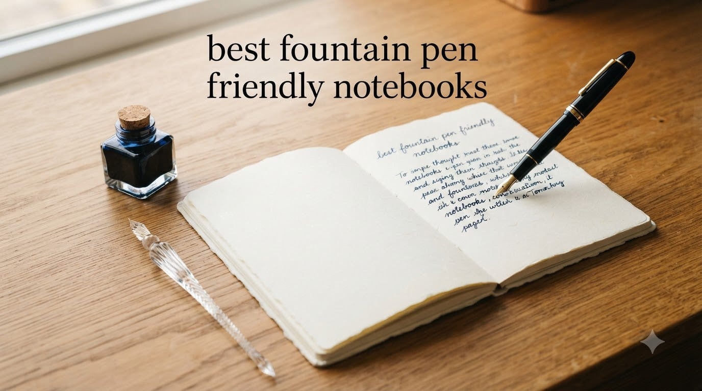 best fountain pen friendly notebooks